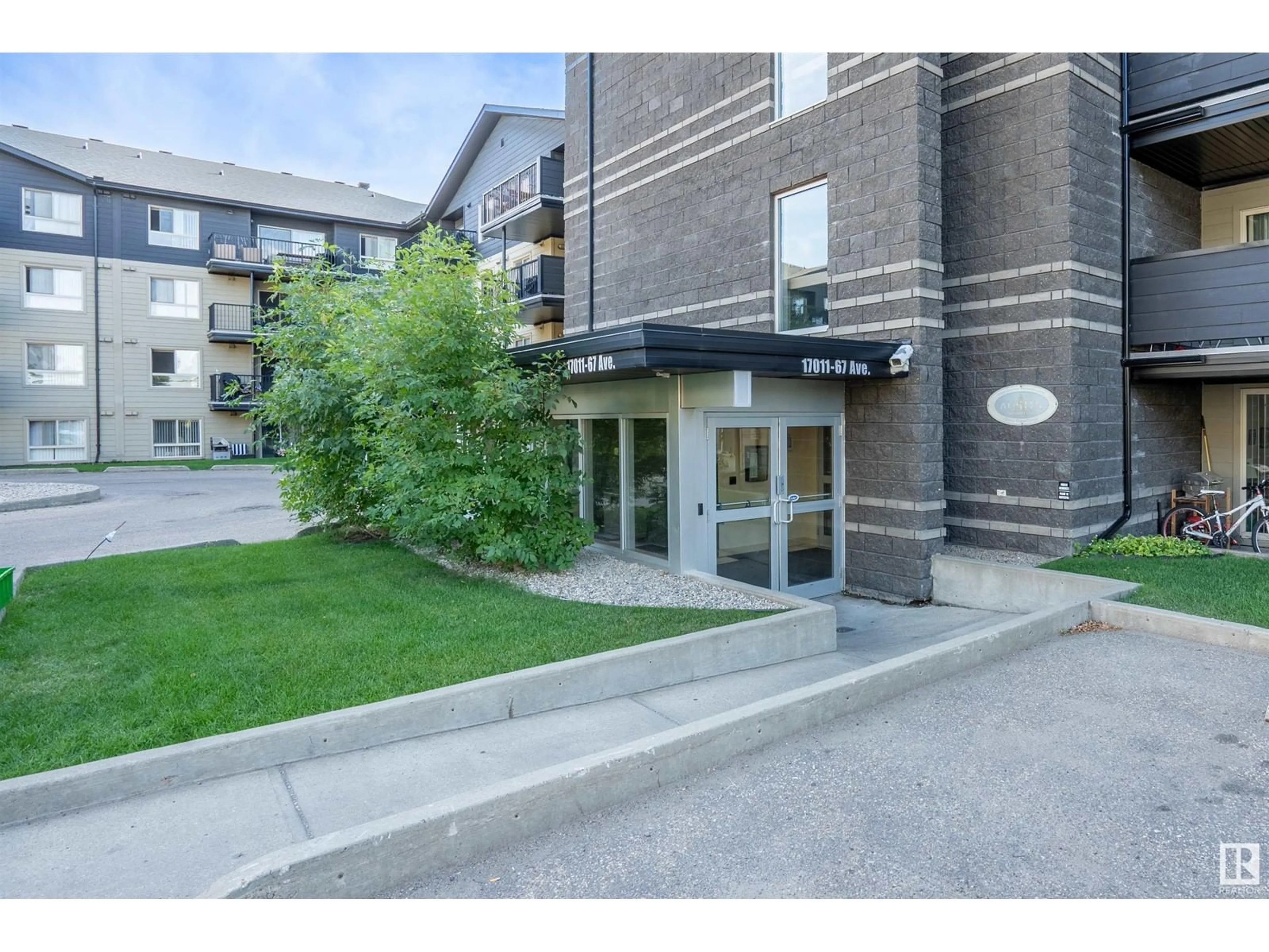 A pic from exterior of the house or condo for #101 17011 67 AV NW, Edmonton Alberta T5T6Y5