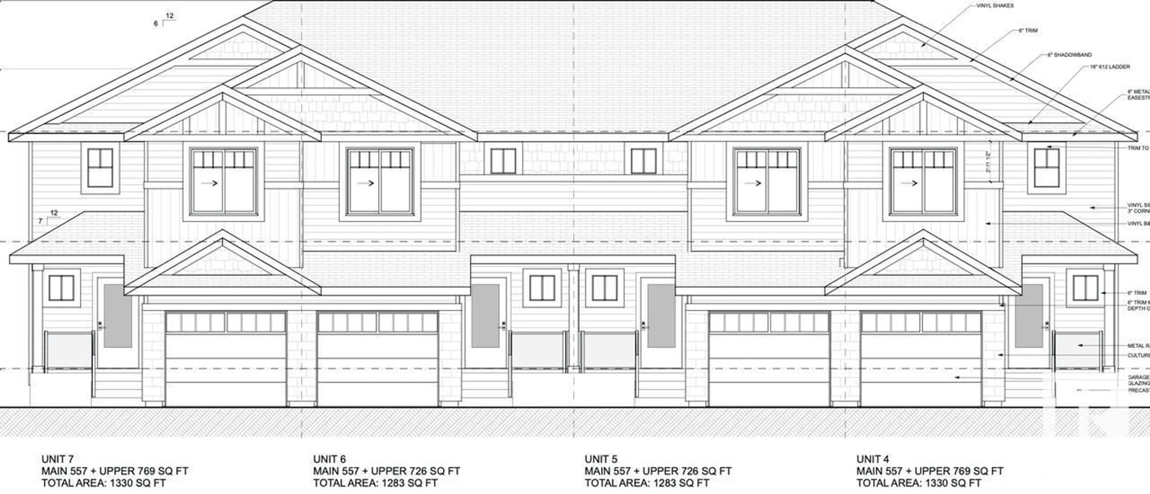 Floor plan for #5 13139 205 ST NW, Edmonton Alberta T5S0N1