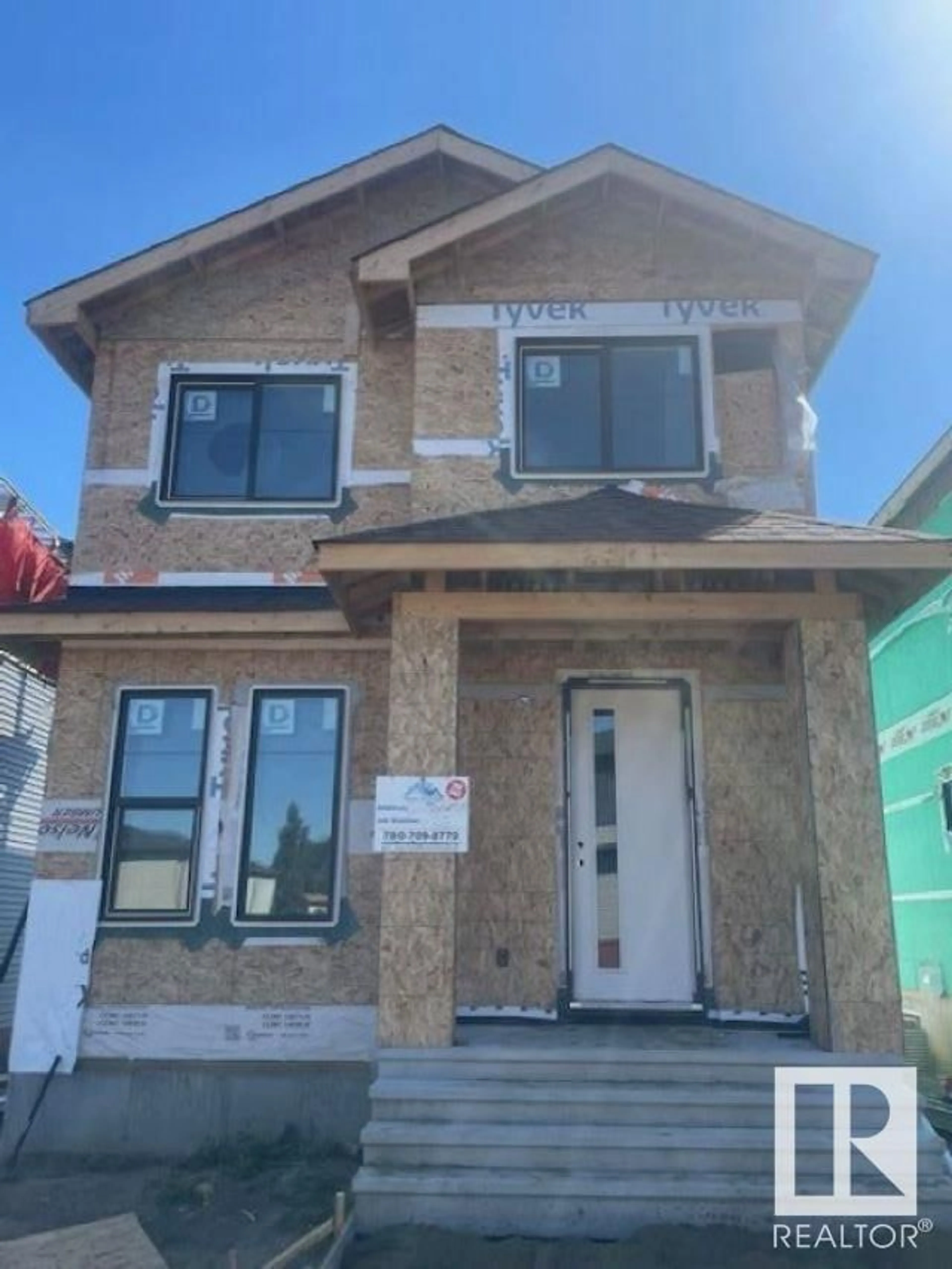 Frontside or backside of a home, the front or back of building for 26 Tenor LI, Spruce Grove Alberta T7X3G1