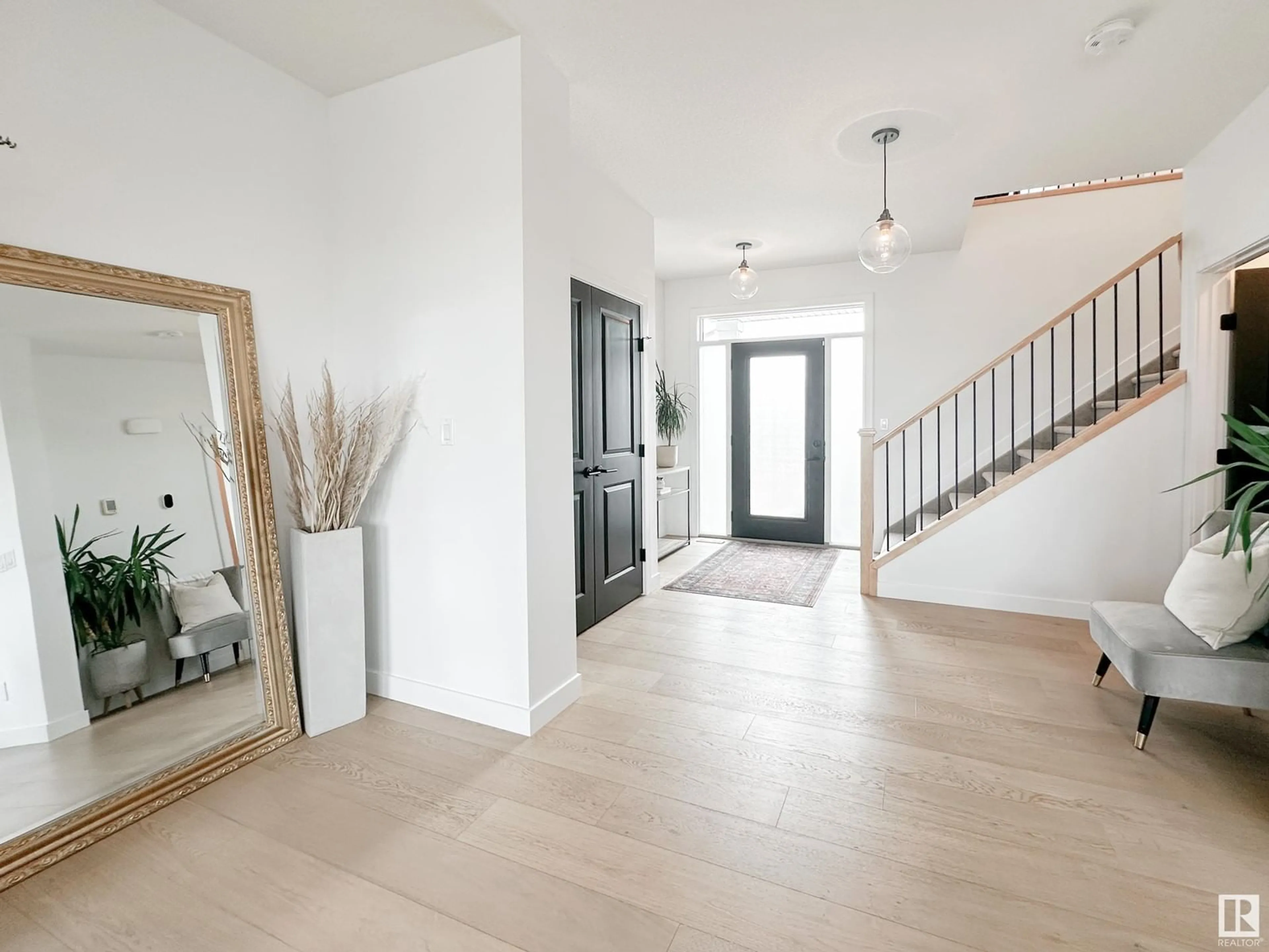 Indoor entryway, wood floors for 39 JACOBS CL, St. Albert Alberta T8N7S4