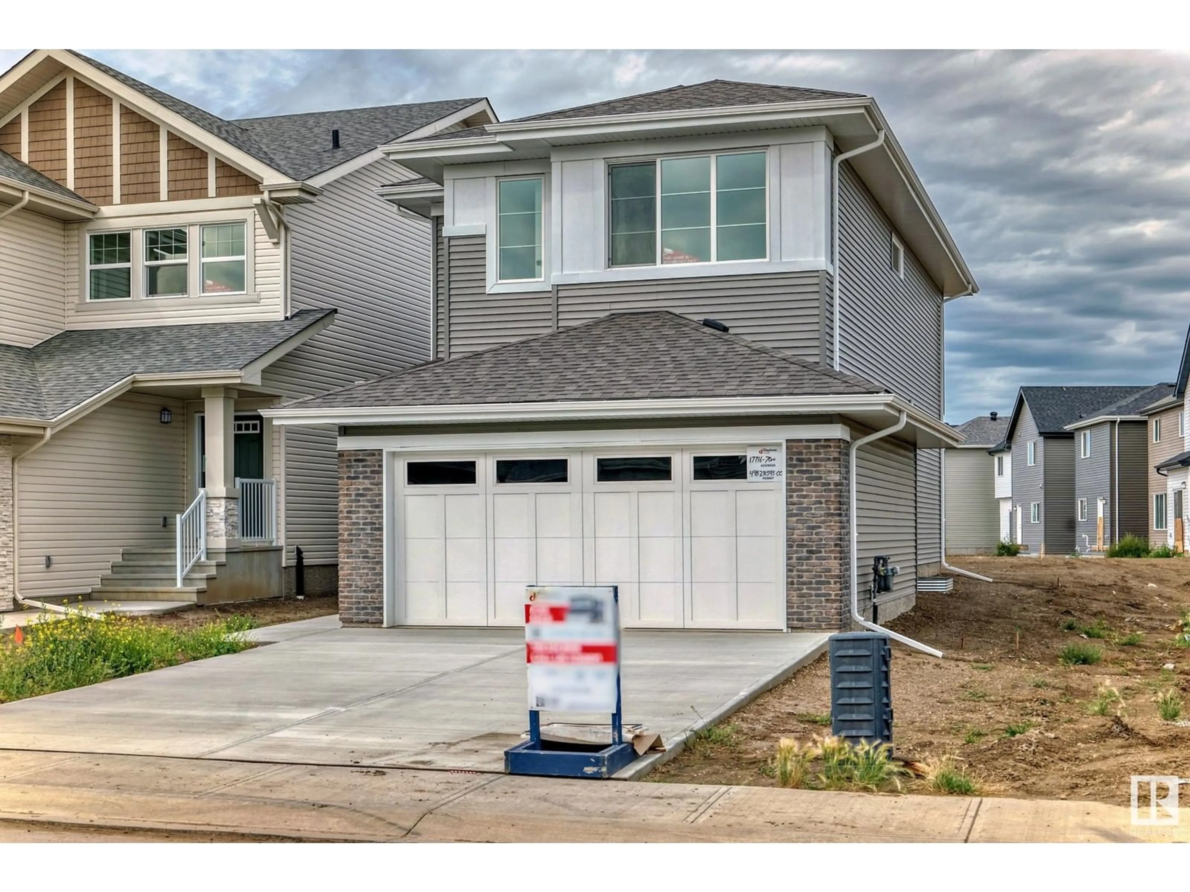 Frontside or backside of a home, the street view for 17716 70 ST NW, Edmonton Alberta T5Z0W6