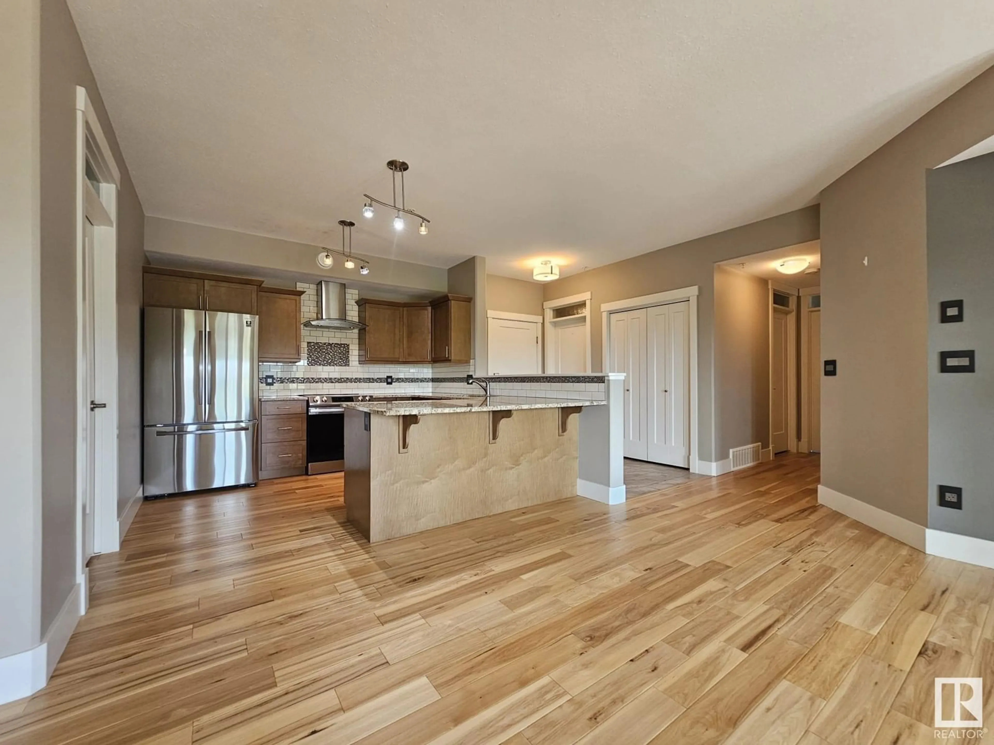 Open concept kitchen for #306 5201 Brougham DR, Drayton Valley Alberta T7A0C8