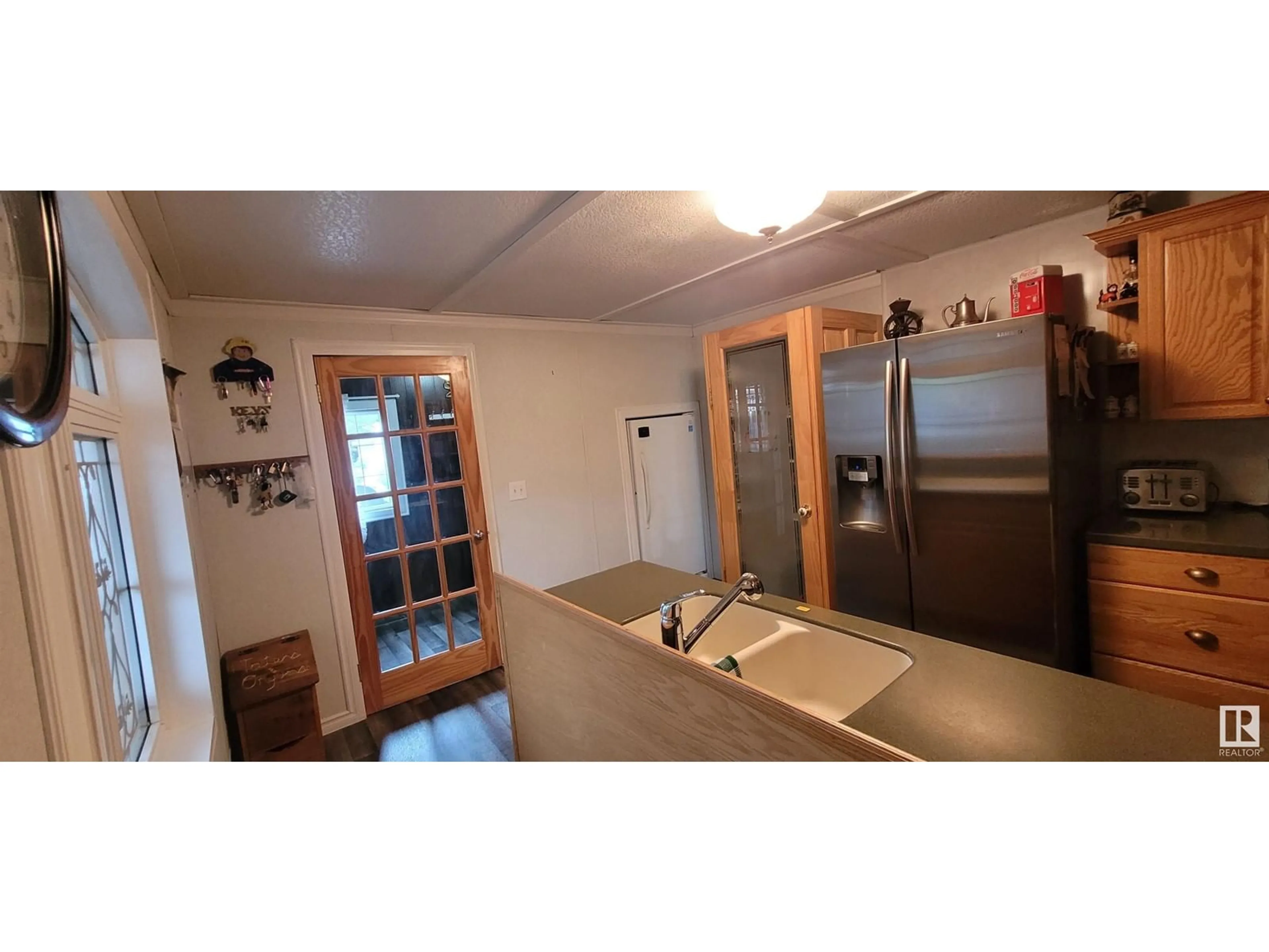 Kitchen, wood floors, cottage for 4816 49 ST, Clyde Alberta T0G0P0