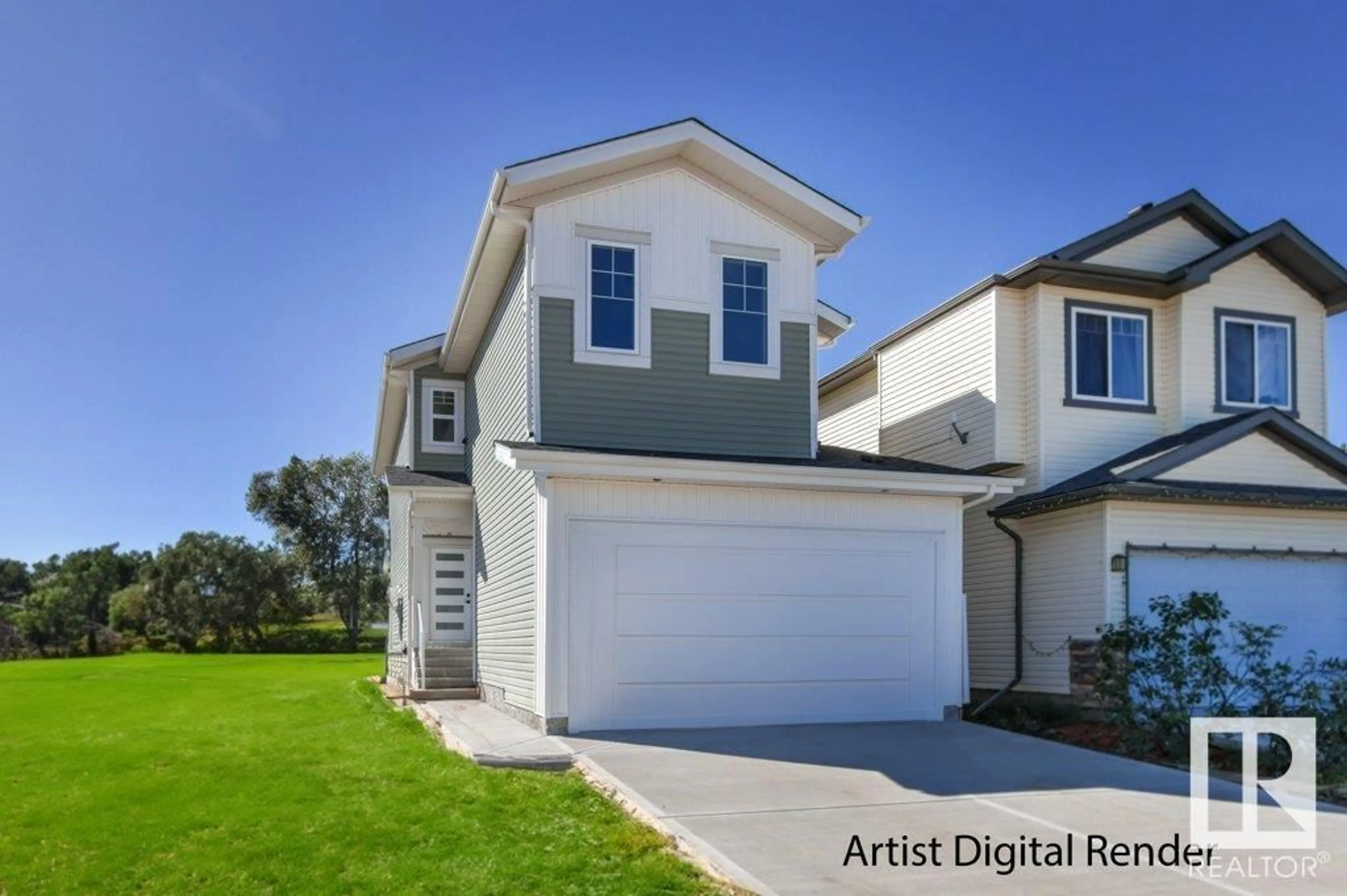 Frontside or backside of a home, the street view for 5127 53 AV, Calmar Alberta T0C0V0