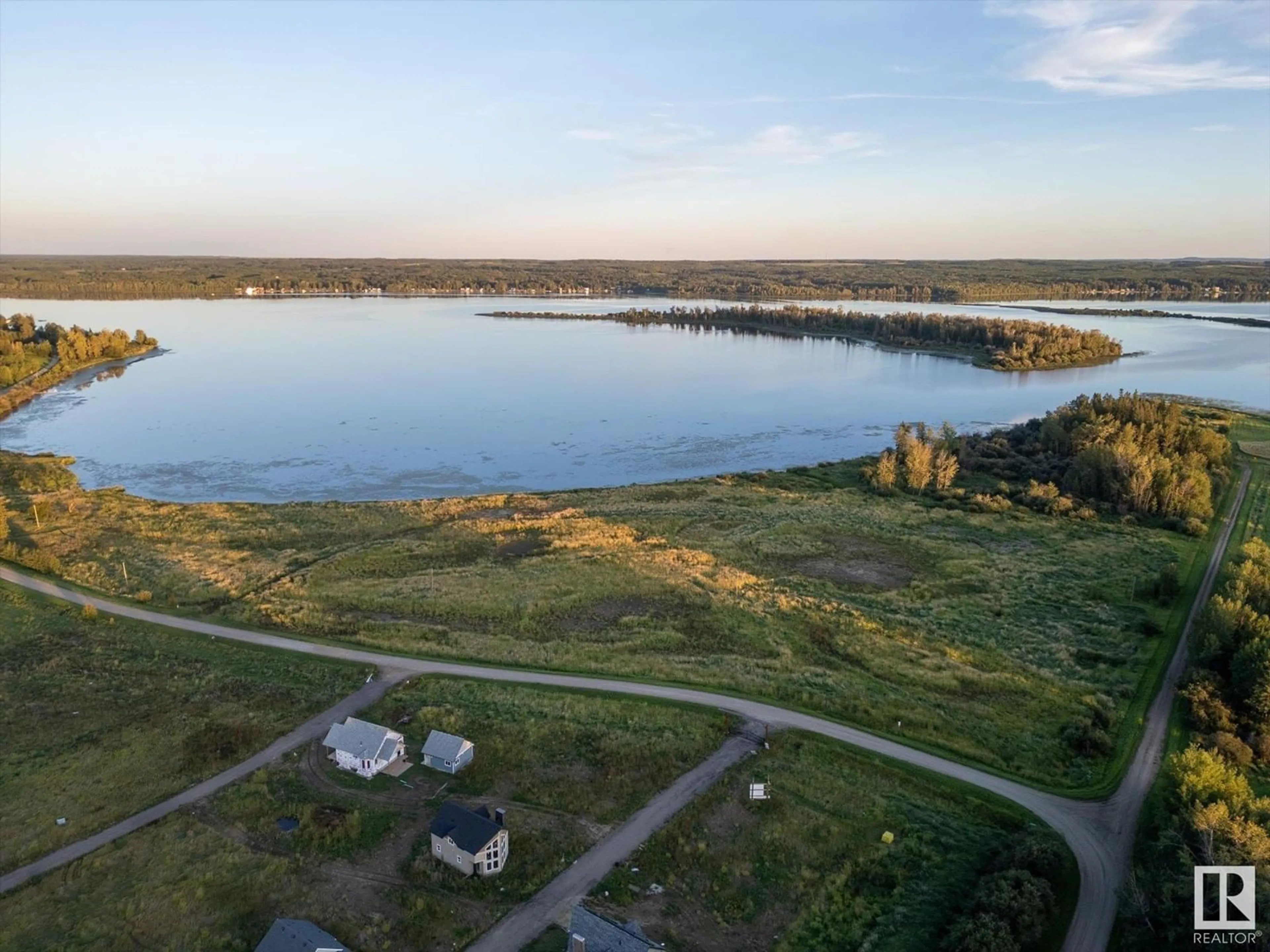 A pic from exterior of the house or condo, the view of lake or river for 49 5323 Township 541A RD, Rural Lac Ste. Anne County Alberta T0E1H0