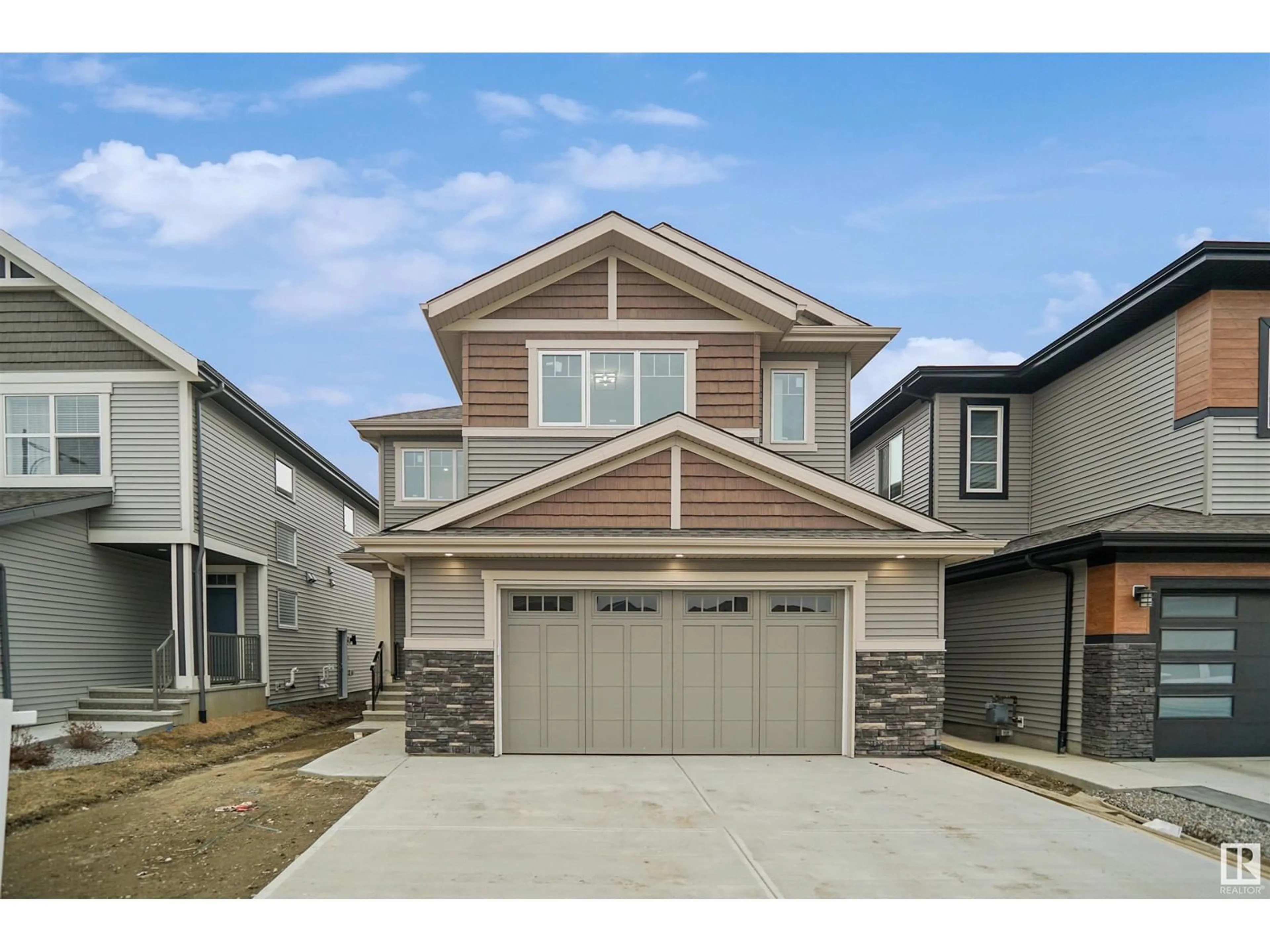 Frontside or backside of a home, the street view for 3528 6 ST NW, Edmonton Alberta T6T2L5