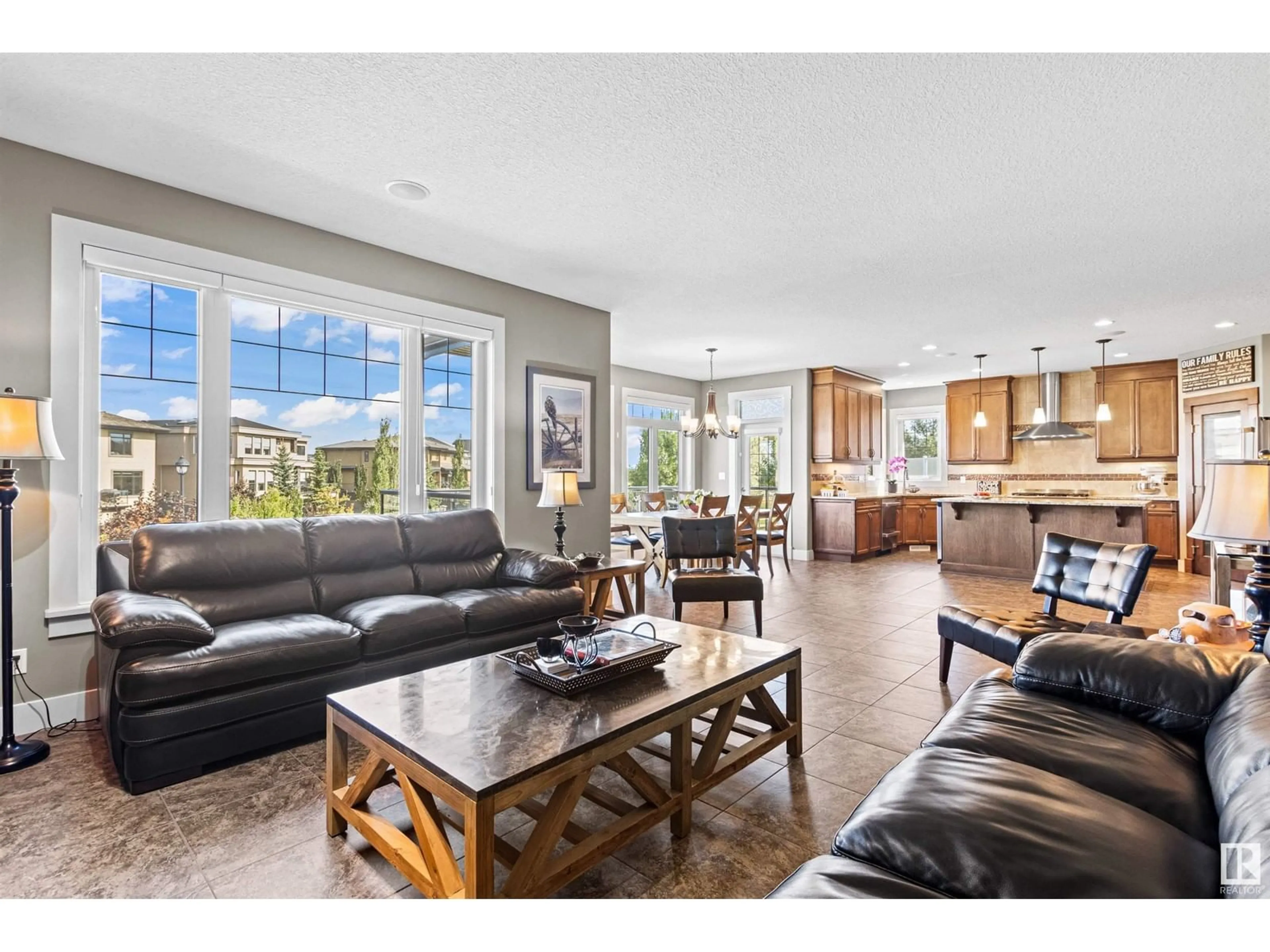 Living room, wood floors for 620 WINDERMERE CO NW, Edmonton Alberta T6W0T2