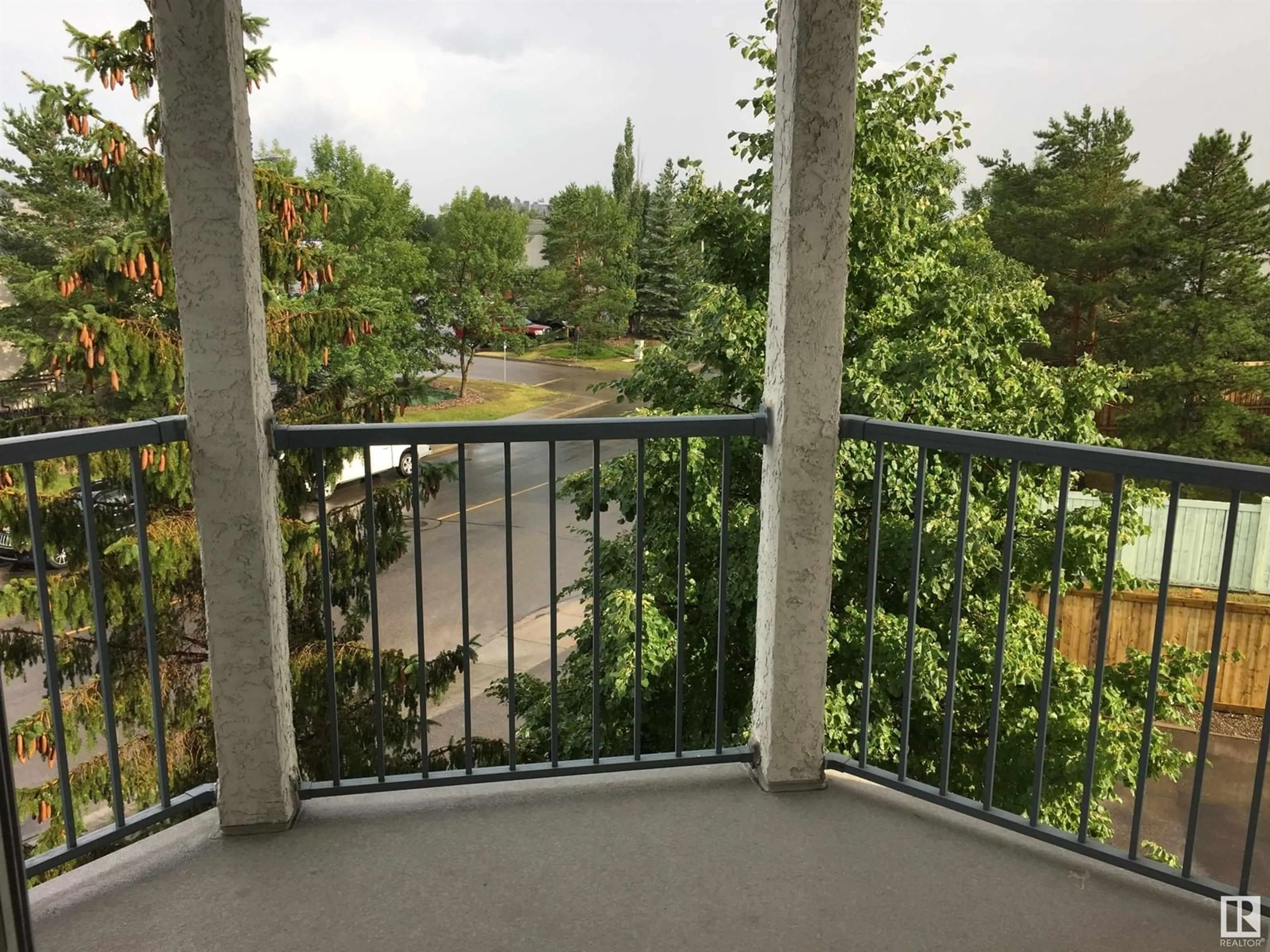 Balcony in the apartment for #302 9620 174 ST NW, Edmonton Alberta T5T6B9