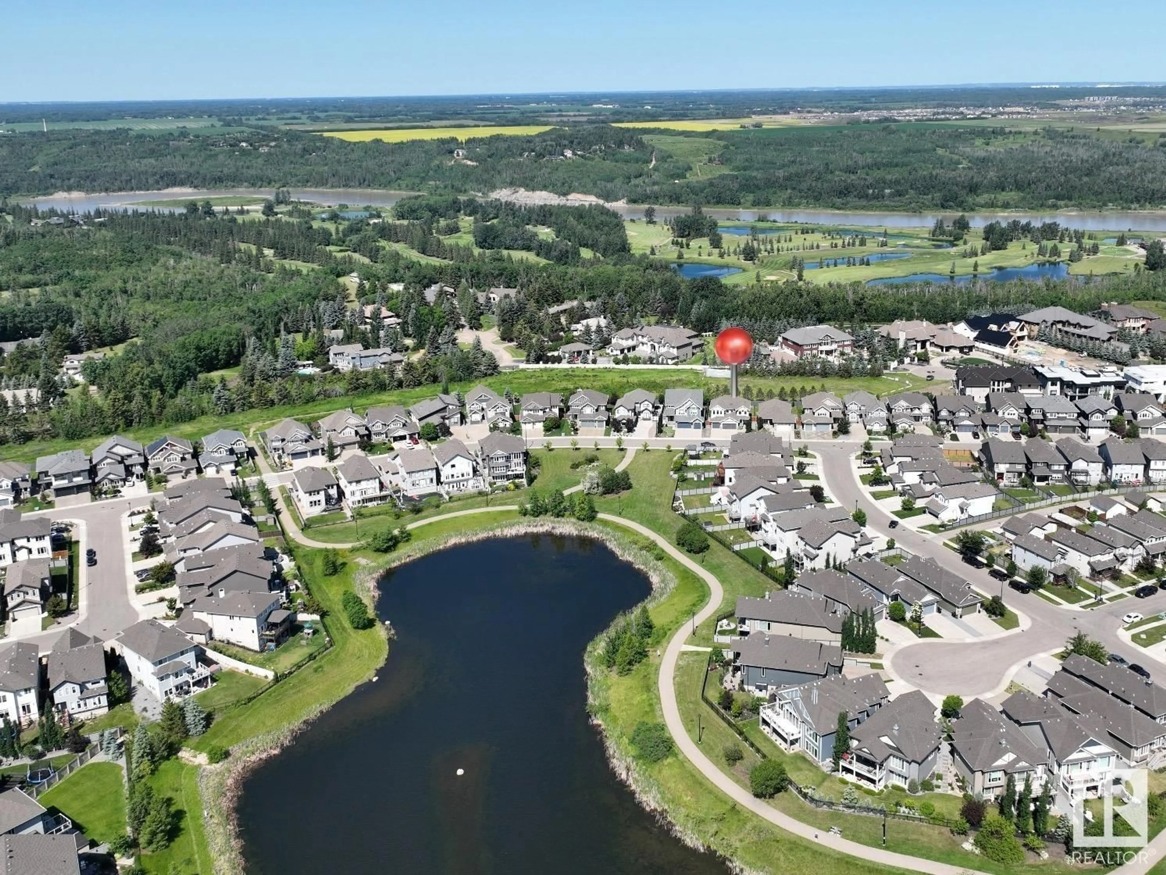 A pic from exterior of the house or condo, the view of lake or river for 648 180 ST SW, Edmonton Alberta T6W2T1