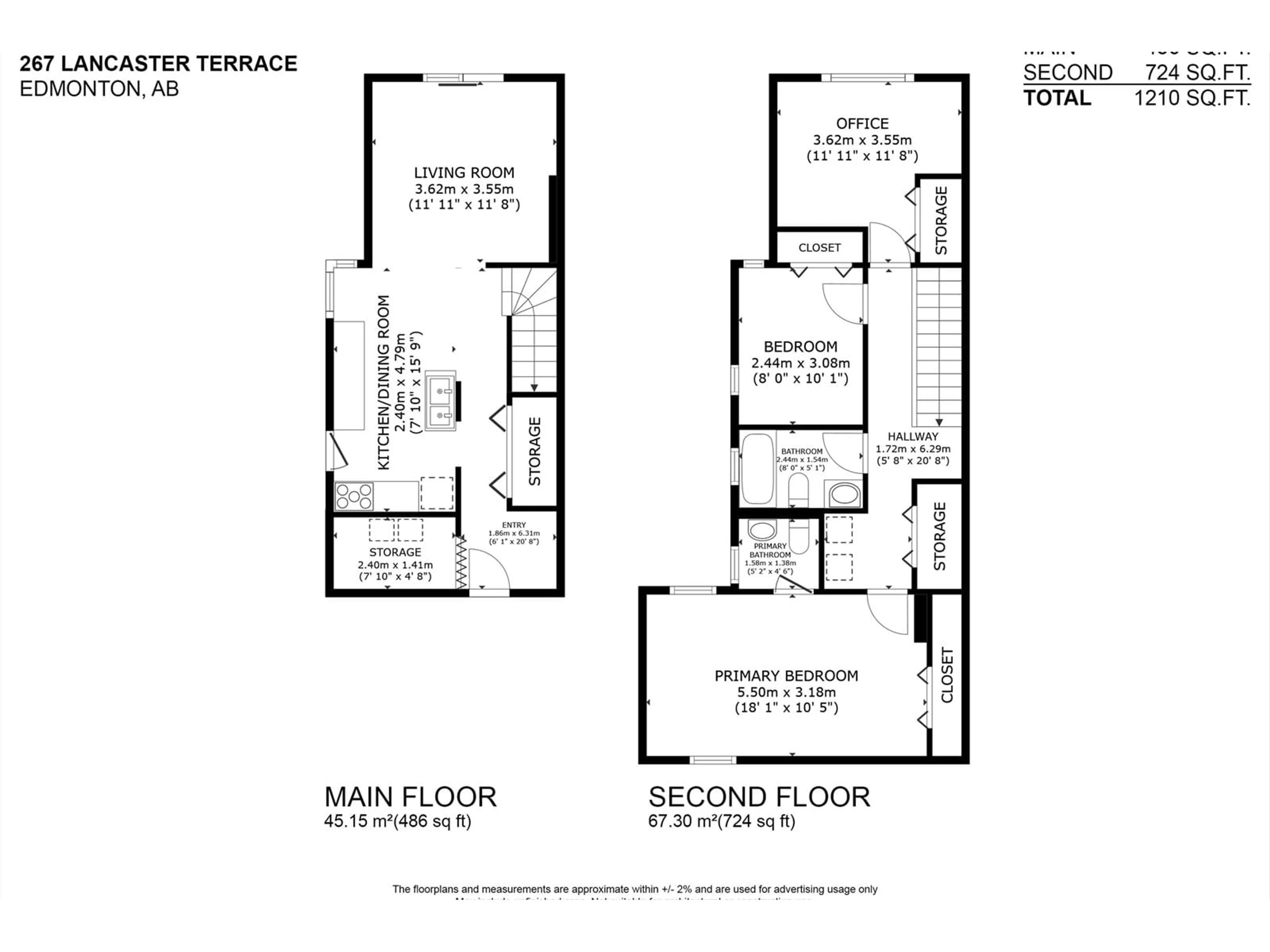 Floor plan for 267 LANCASTER TC NW, Edmonton Alberta T5X5T6