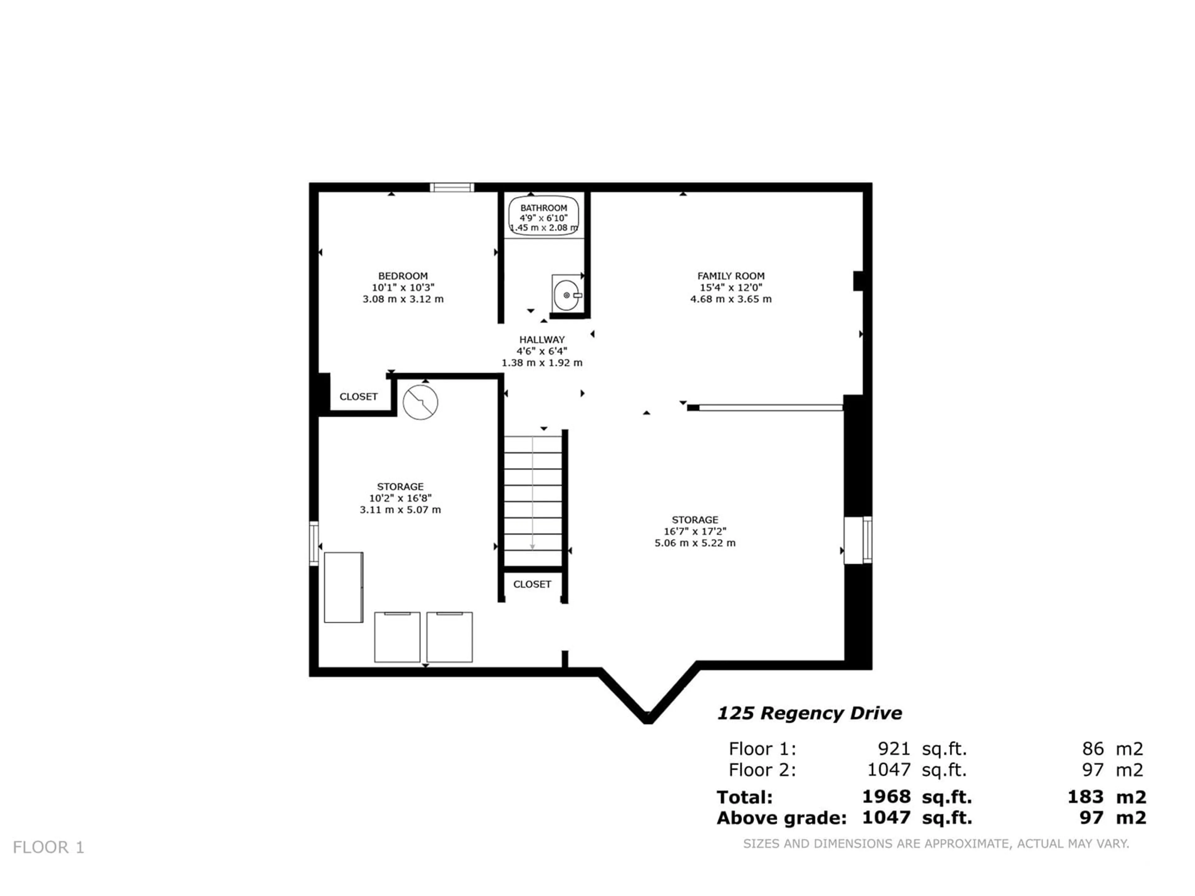 Floor plan for 125 REGENCY DR, Sherwood Park Alberta T8A5R9