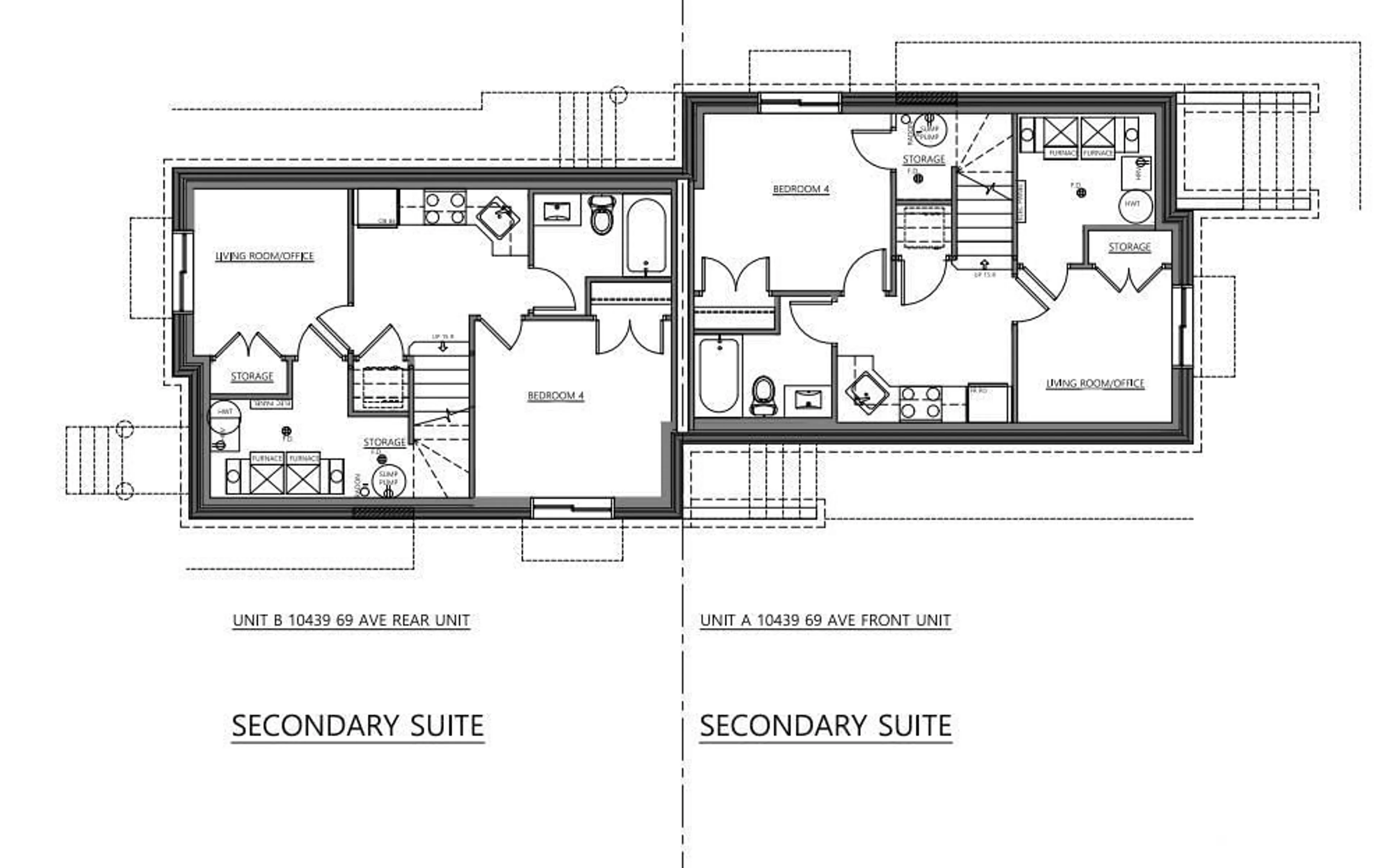 Floor plan for 10439 69 AV NW, Edmonton Alberta T6H2C4