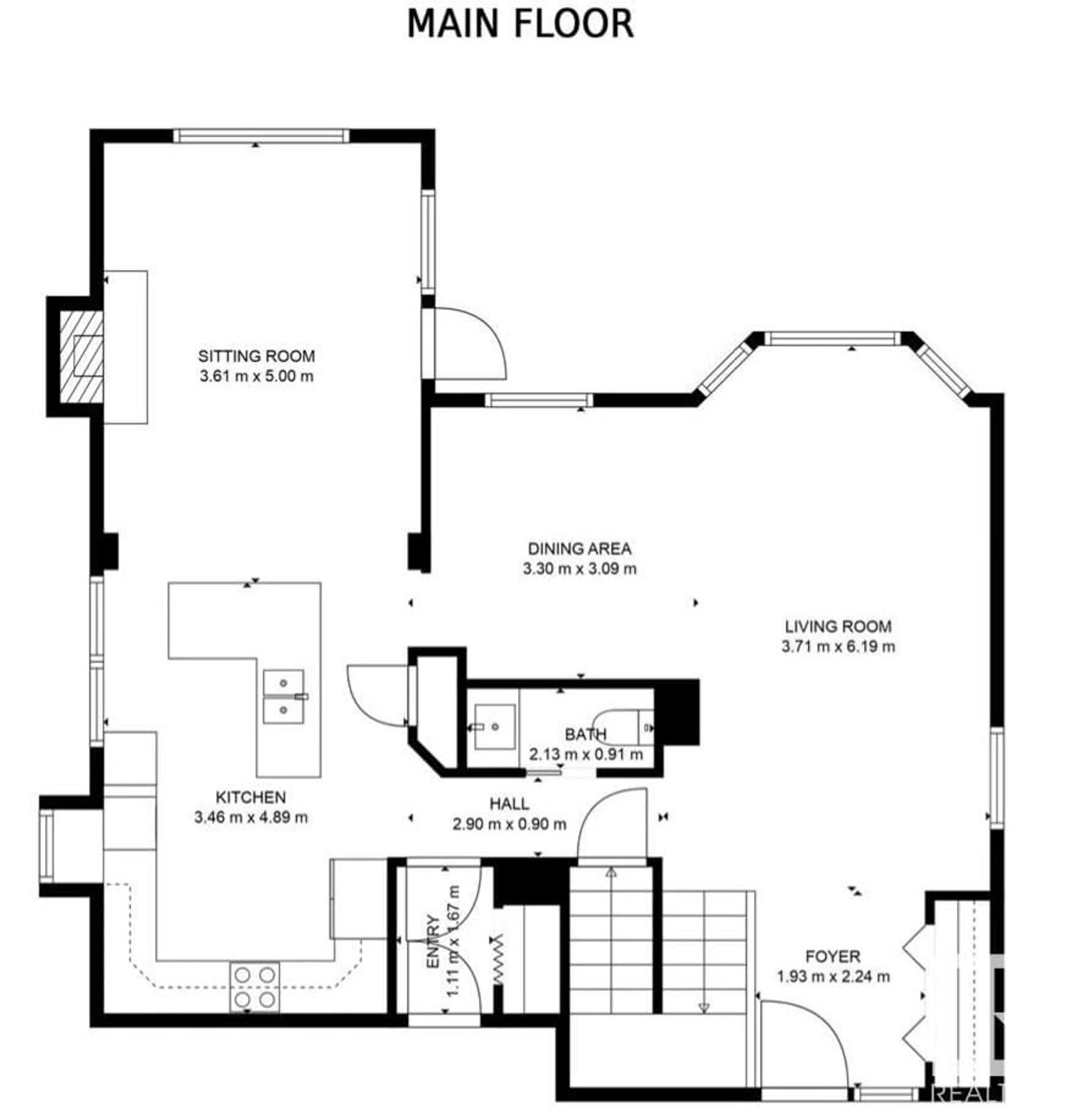 Floor plan for 243 HEAGLE CR NW, Edmonton Alberta T6R1V7