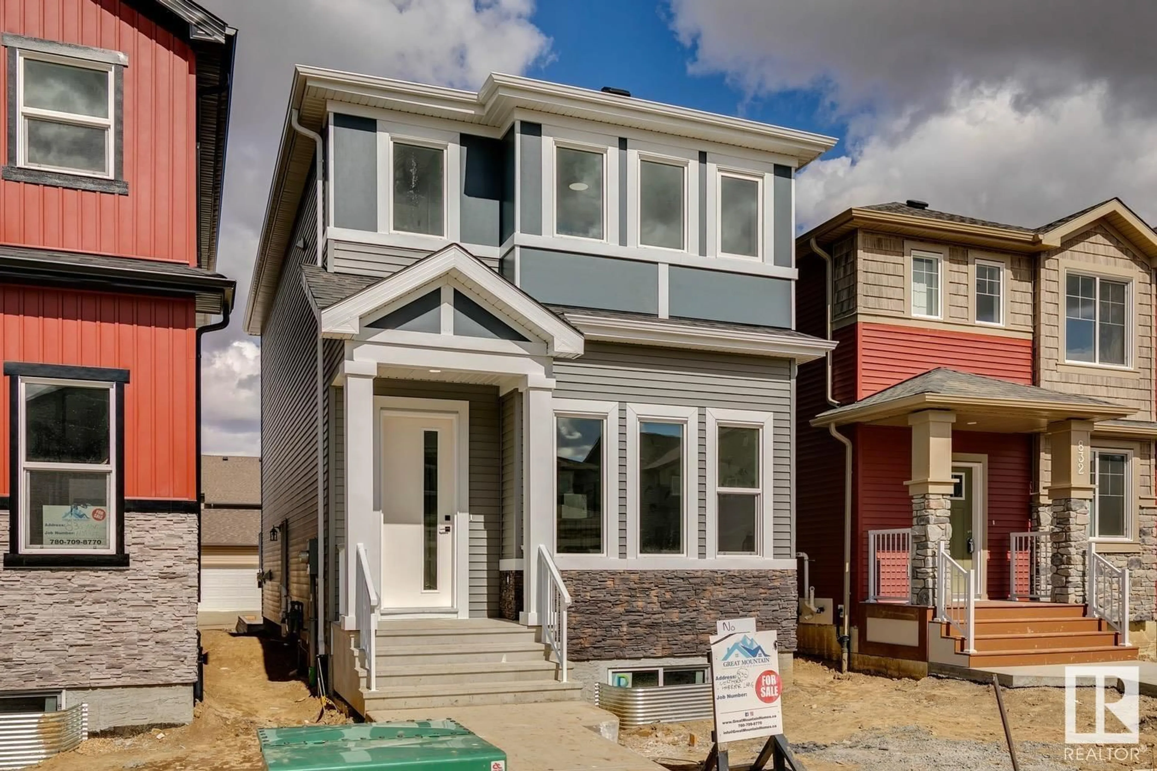 Frontside or backside of a home, the street view for 1 Tribute CM, Spruce Grove Alberta T7X0A7