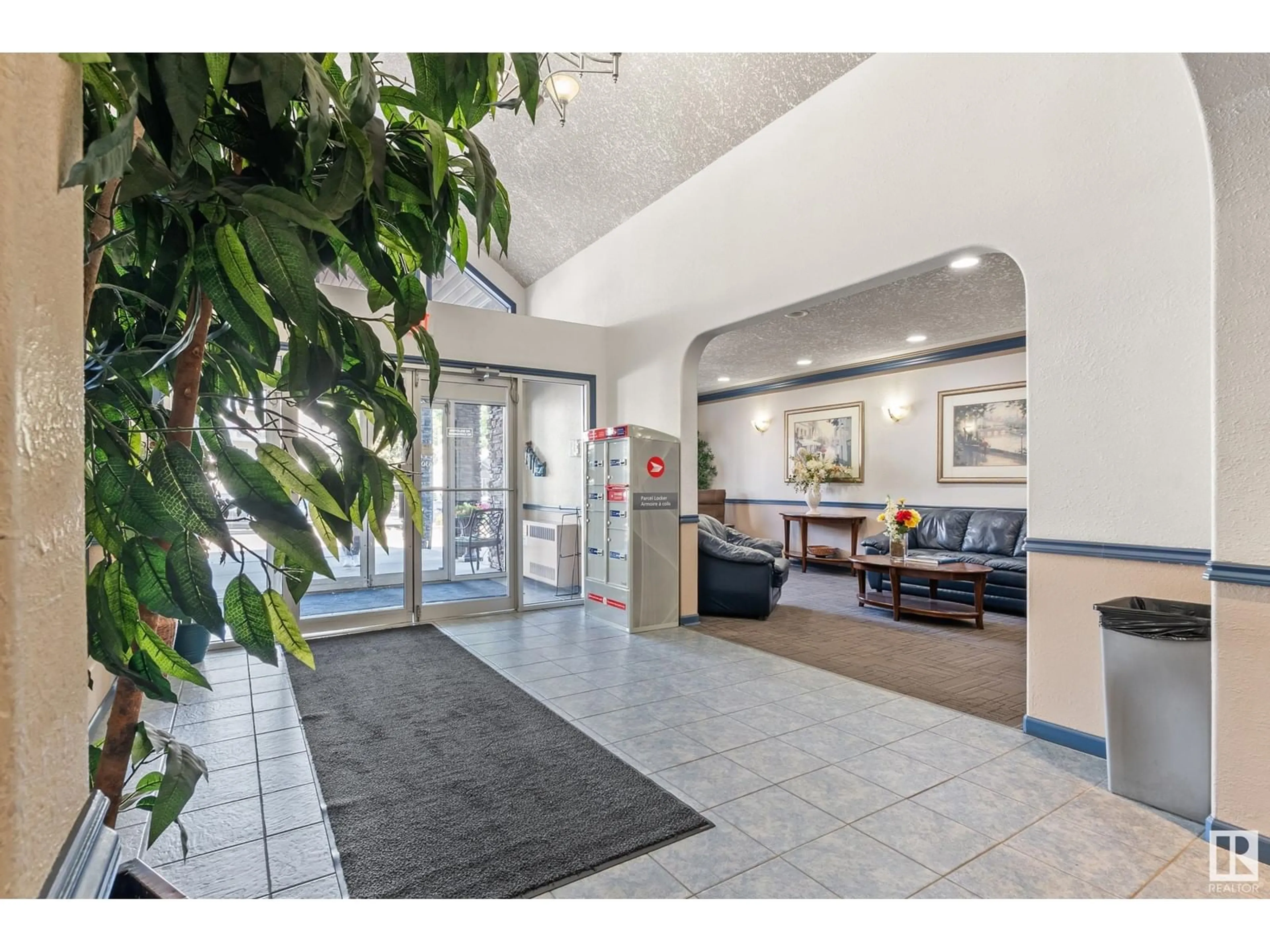 Indoor lobby for #101 16303 95 ST NW, Edmonton Alberta T5Z3V1