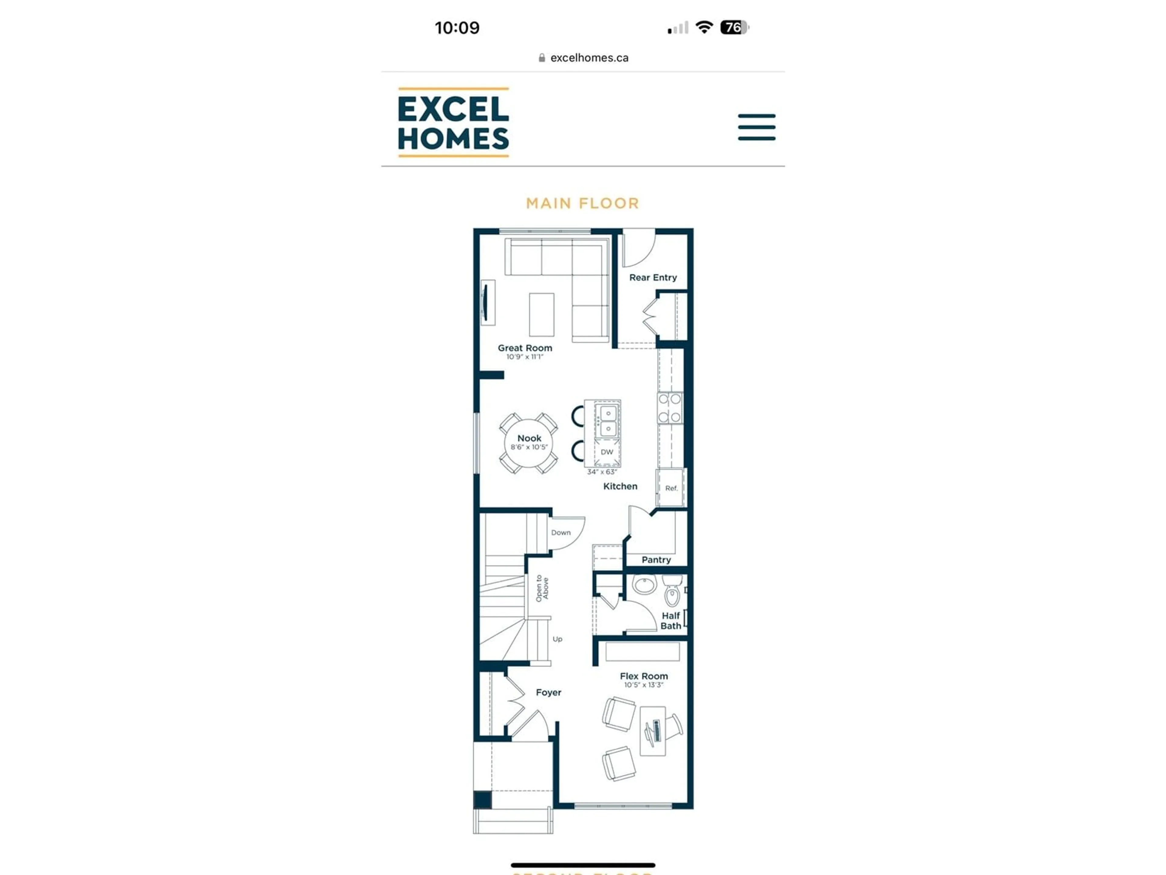 Floor plan for 7060 181 AV NW, Edmonton Alberta T5Z0V4