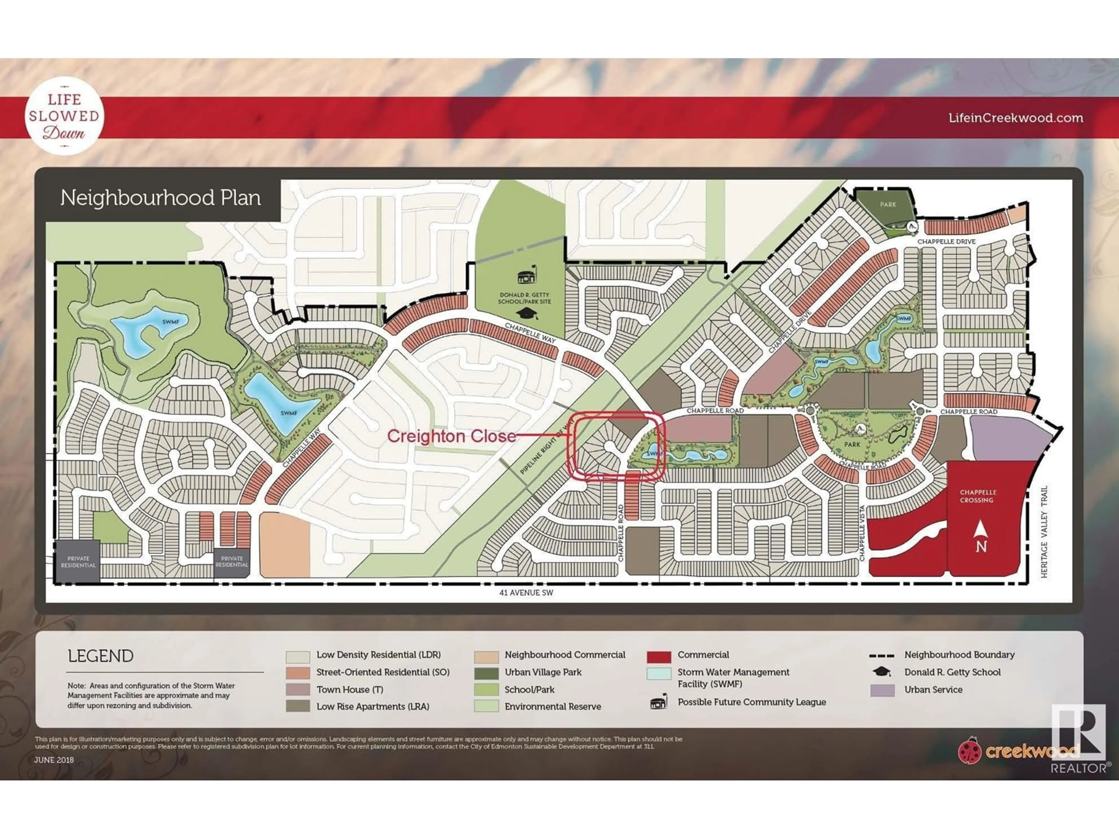 Floor plan for 7306 CREIGHTON CL, Edmonton Alberta T6W3J6