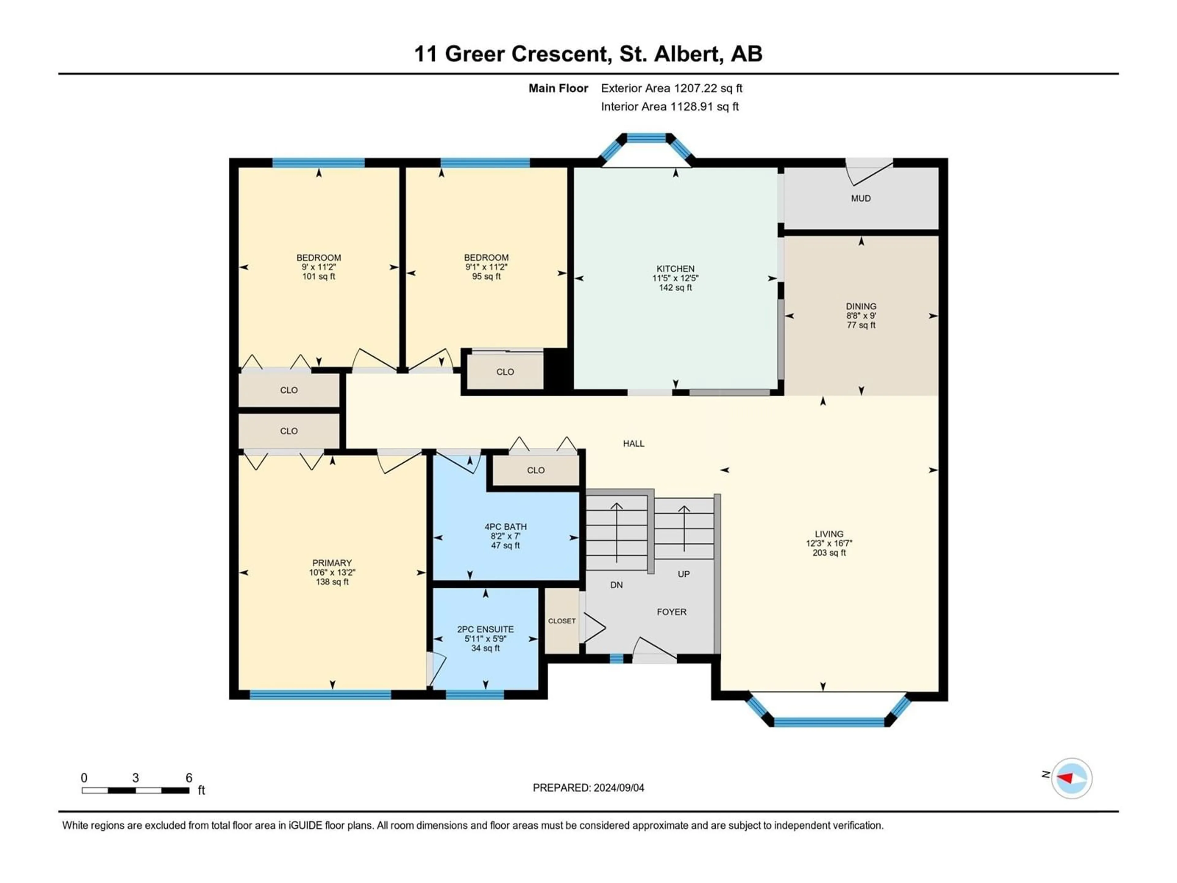 Floor plan for 11 Greer CR, St. Albert Alberta T8N1T7