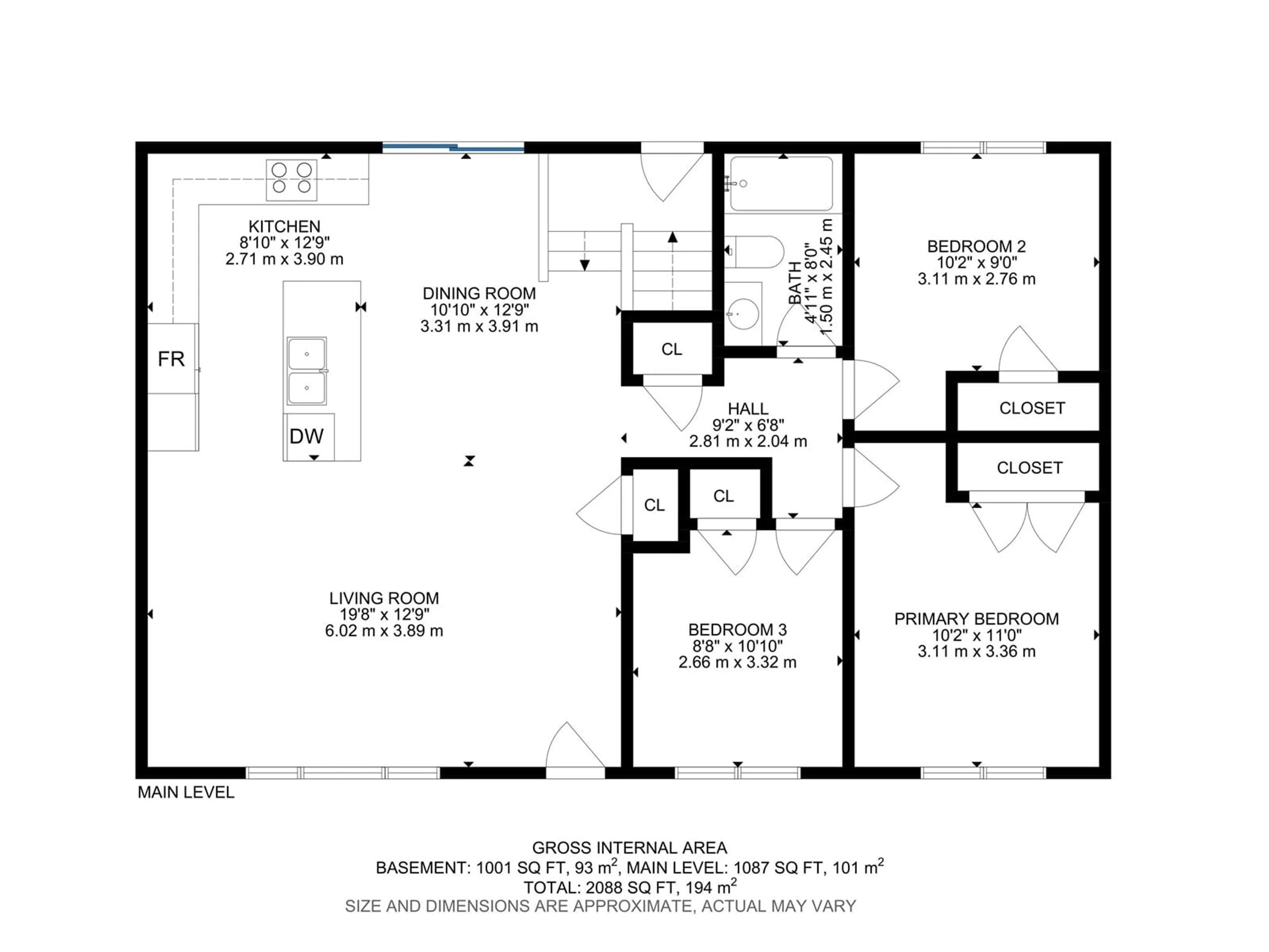 Floor plan for 13 DORCHESTER RD, Spruce Grove Alberta T7X3B3