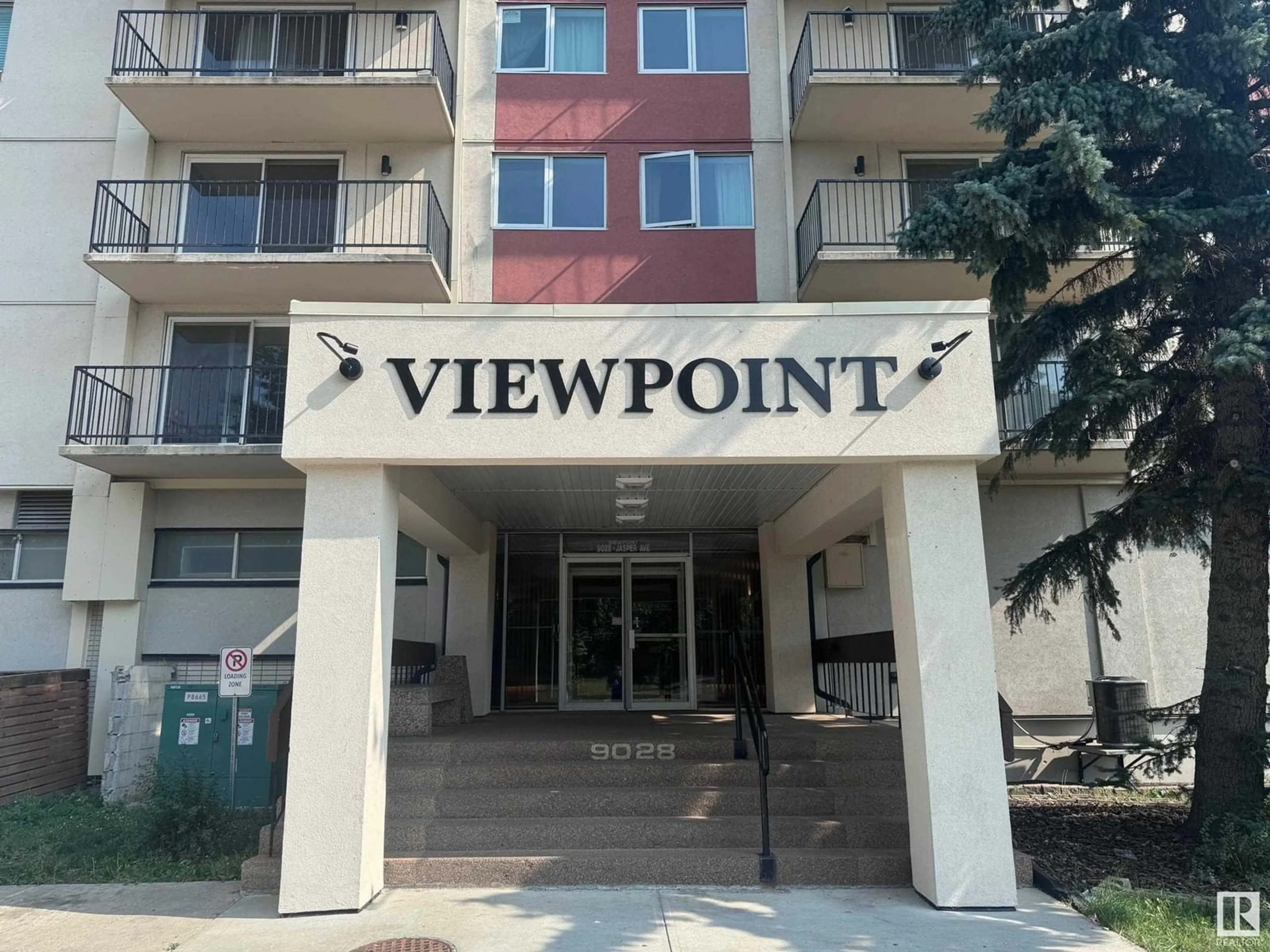 A pic from exterior of the house or condo for #601 9028 Jasper AV NW, Edmonton Alberta T5H3Y6