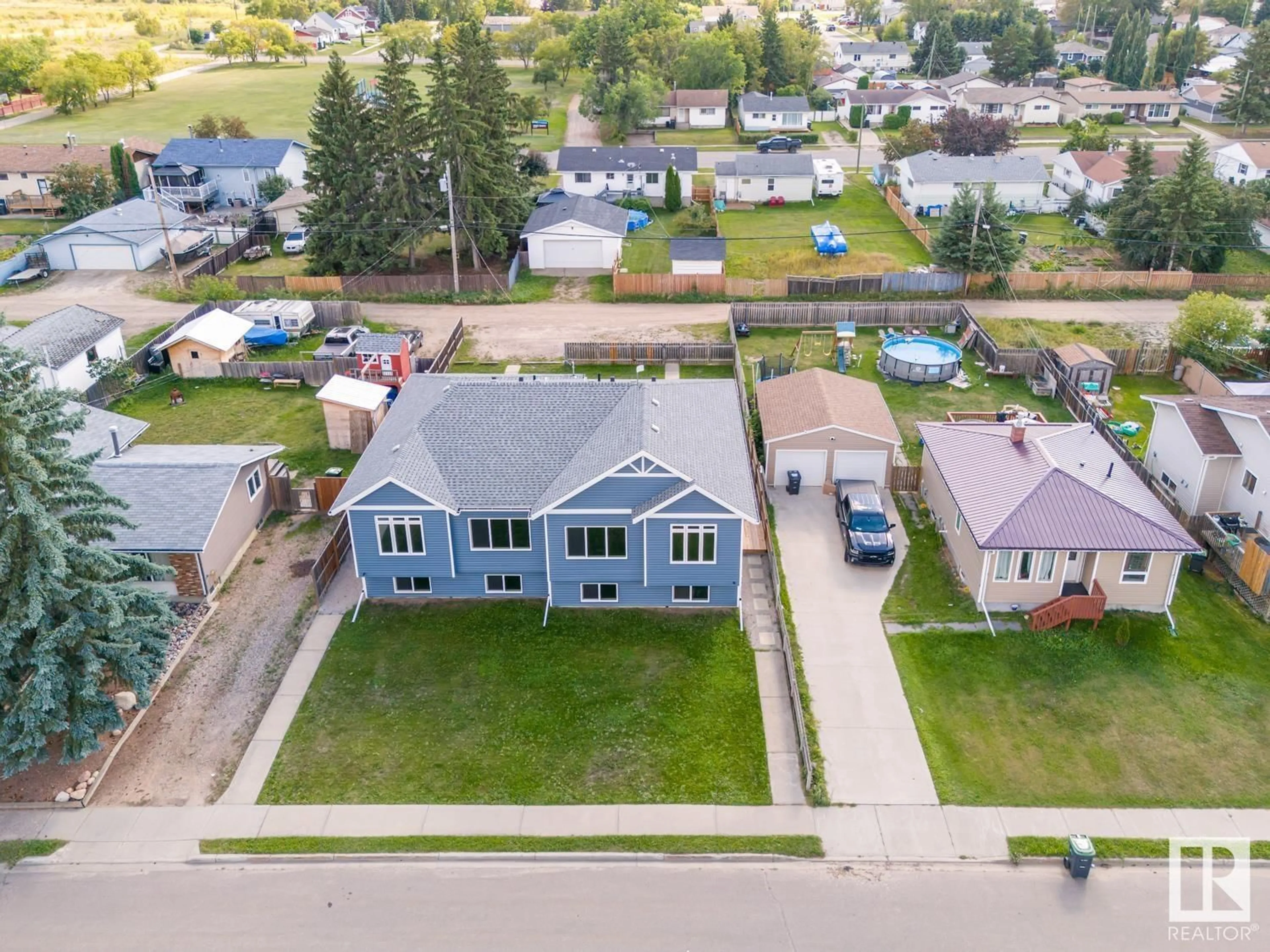 Frontside or backside of a home, the street view for 4817 A 50 Ave, Cold Lake Alberta T9M1Y2