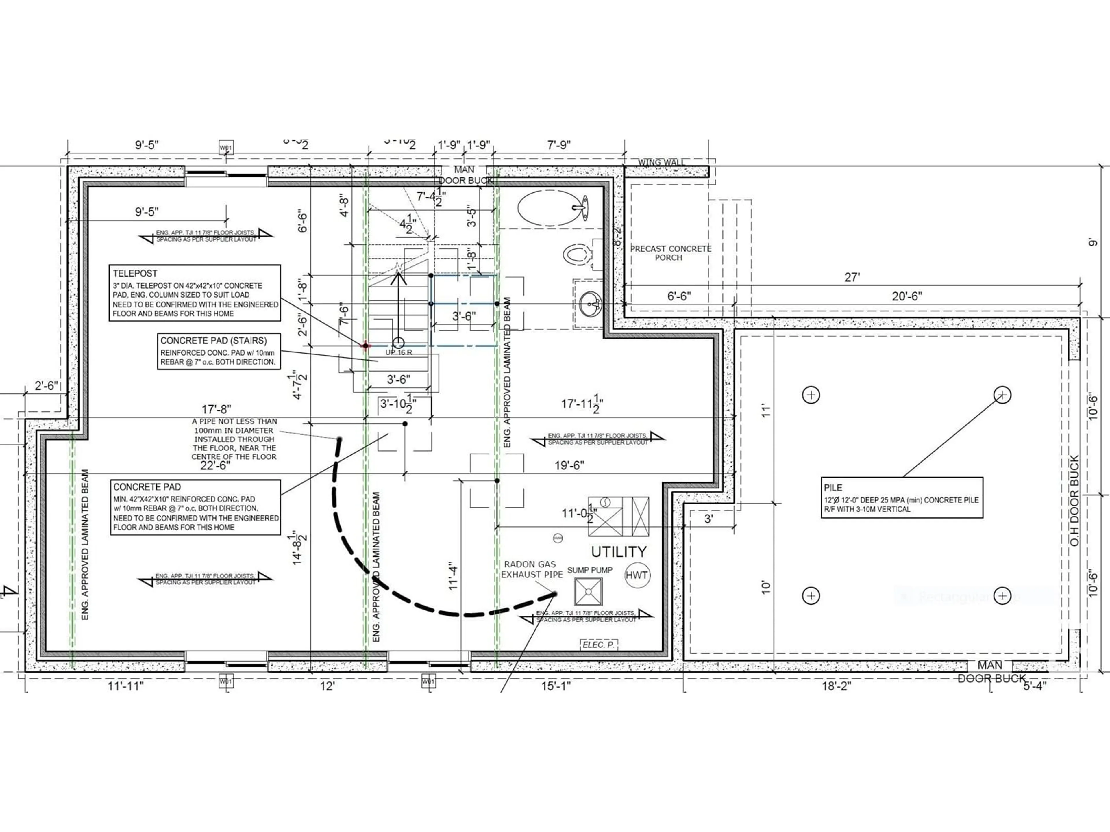 Floor plan for 17707 73 ST NW, Edmonton Alberta T5Z0V9