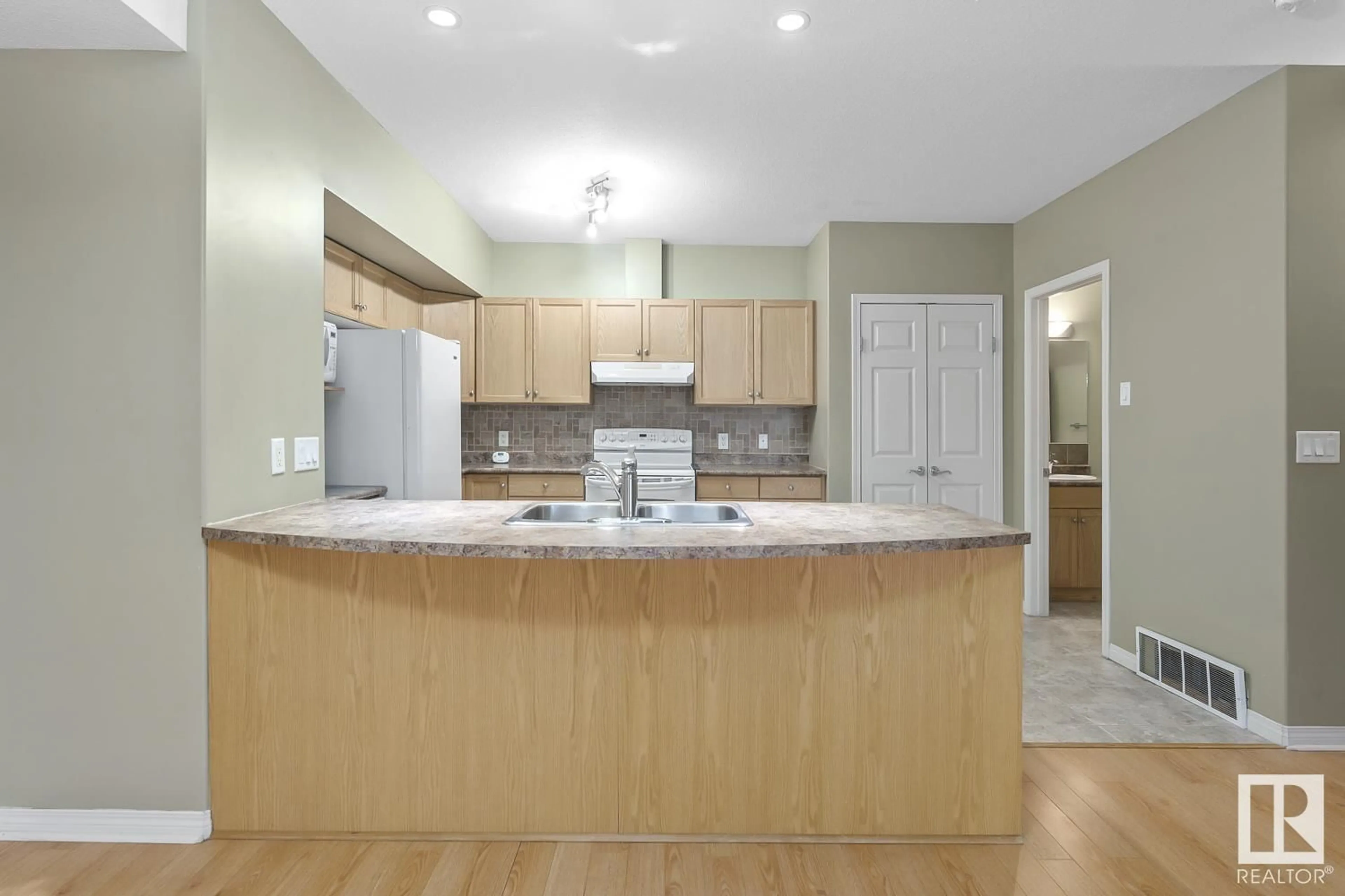 Open concept kitchen for #105 801 11 ST, Cold Lake Alberta T9M1K2