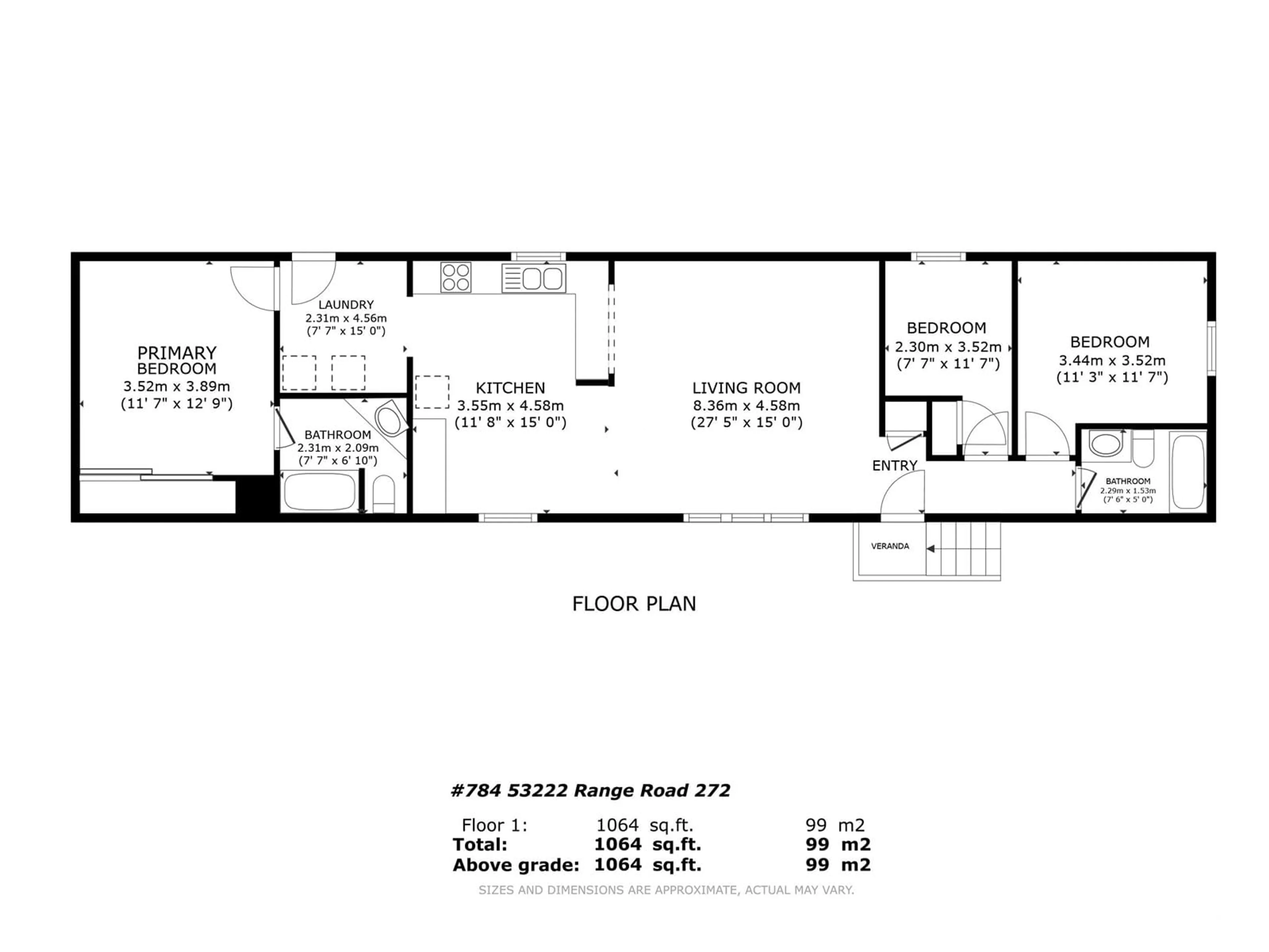 Floor plan for 784 53222 Range Road 272, Rural Parkland County Alberta T7X3R1