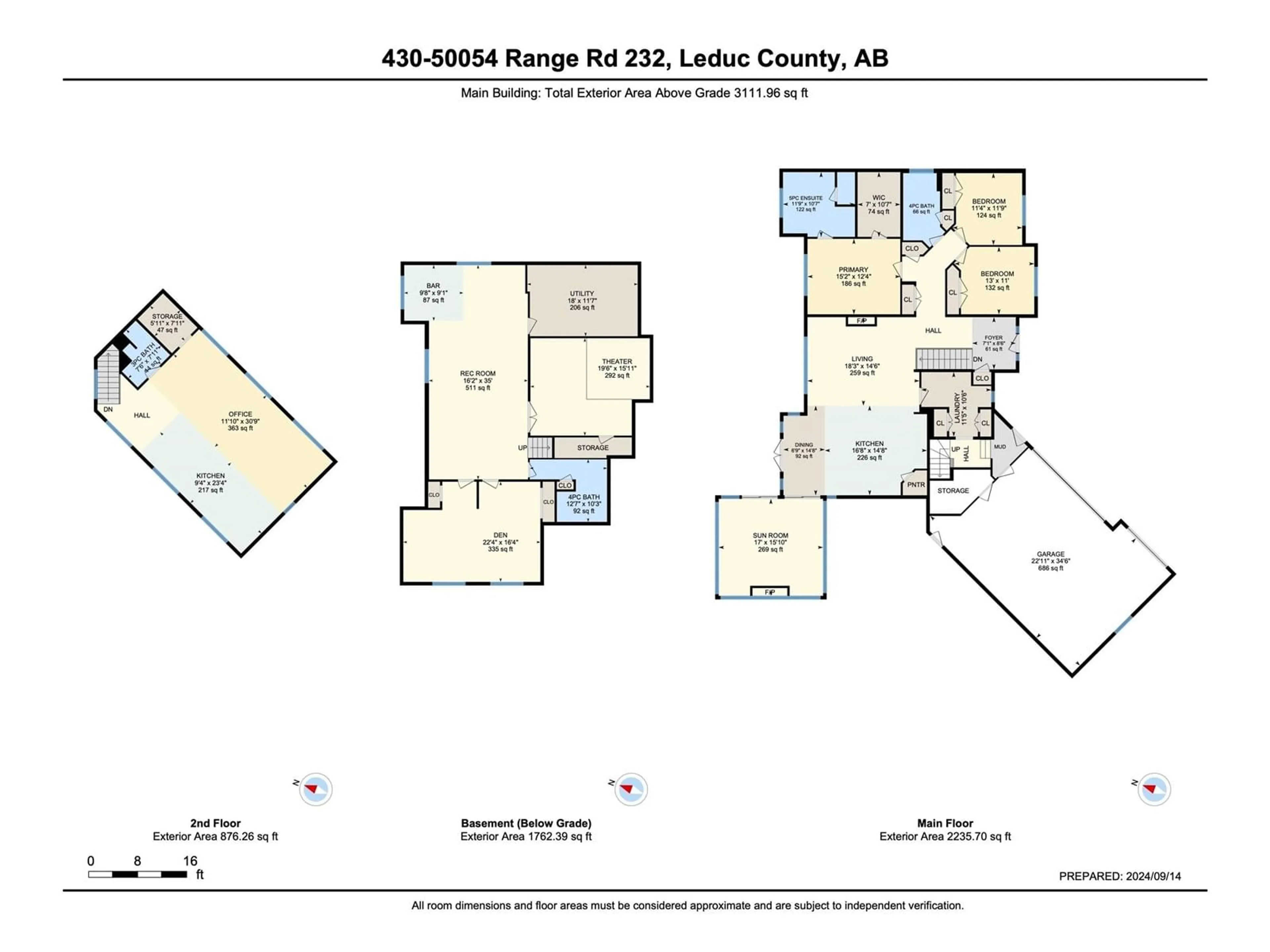 Floor plan for 430 50054 Rge Rd 232, Rural Leduc County Alberta T4X0K8