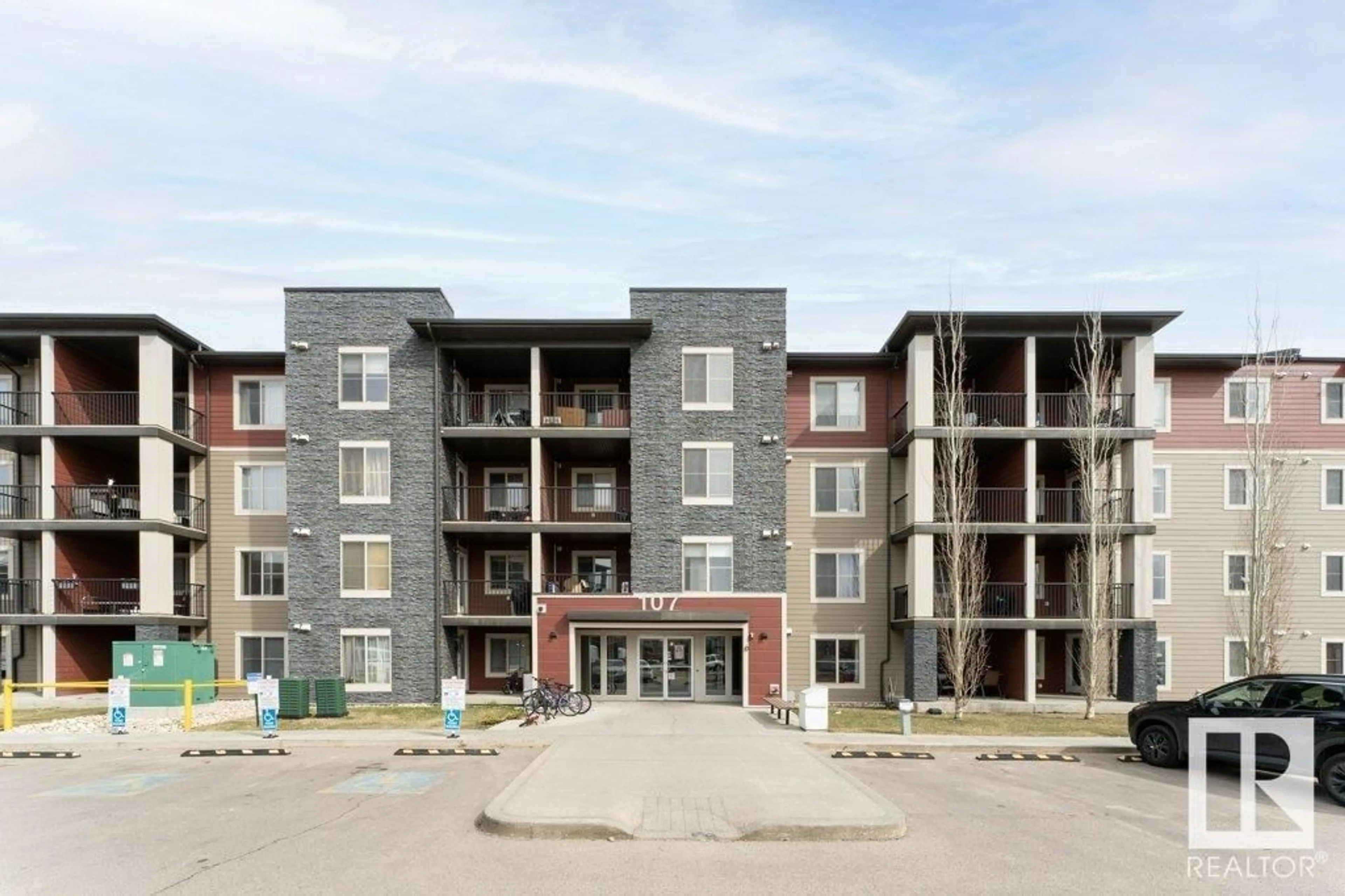 A pic from exterior of the house or condo for #410 107 Watt CM SW SW, Edmonton Alberta T6X2C6