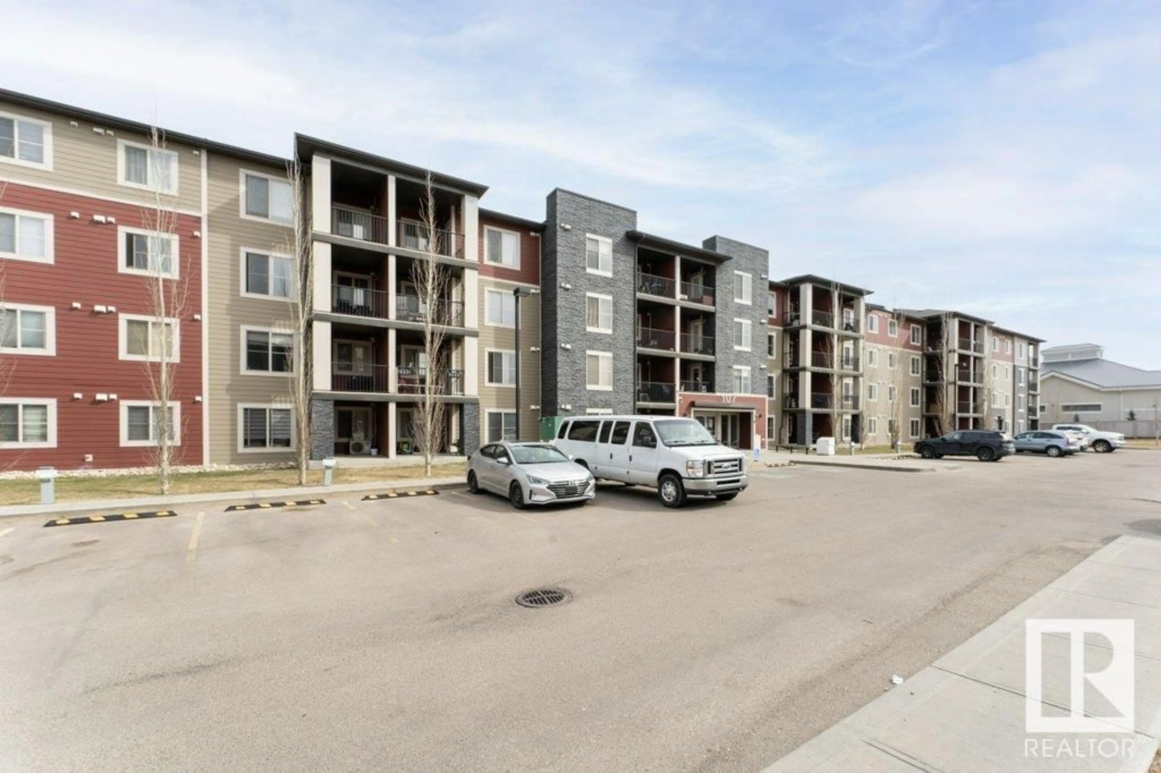 A pic from exterior of the house or condo for #410 107 Watt CM SW SW, Edmonton Alberta T6X2C6