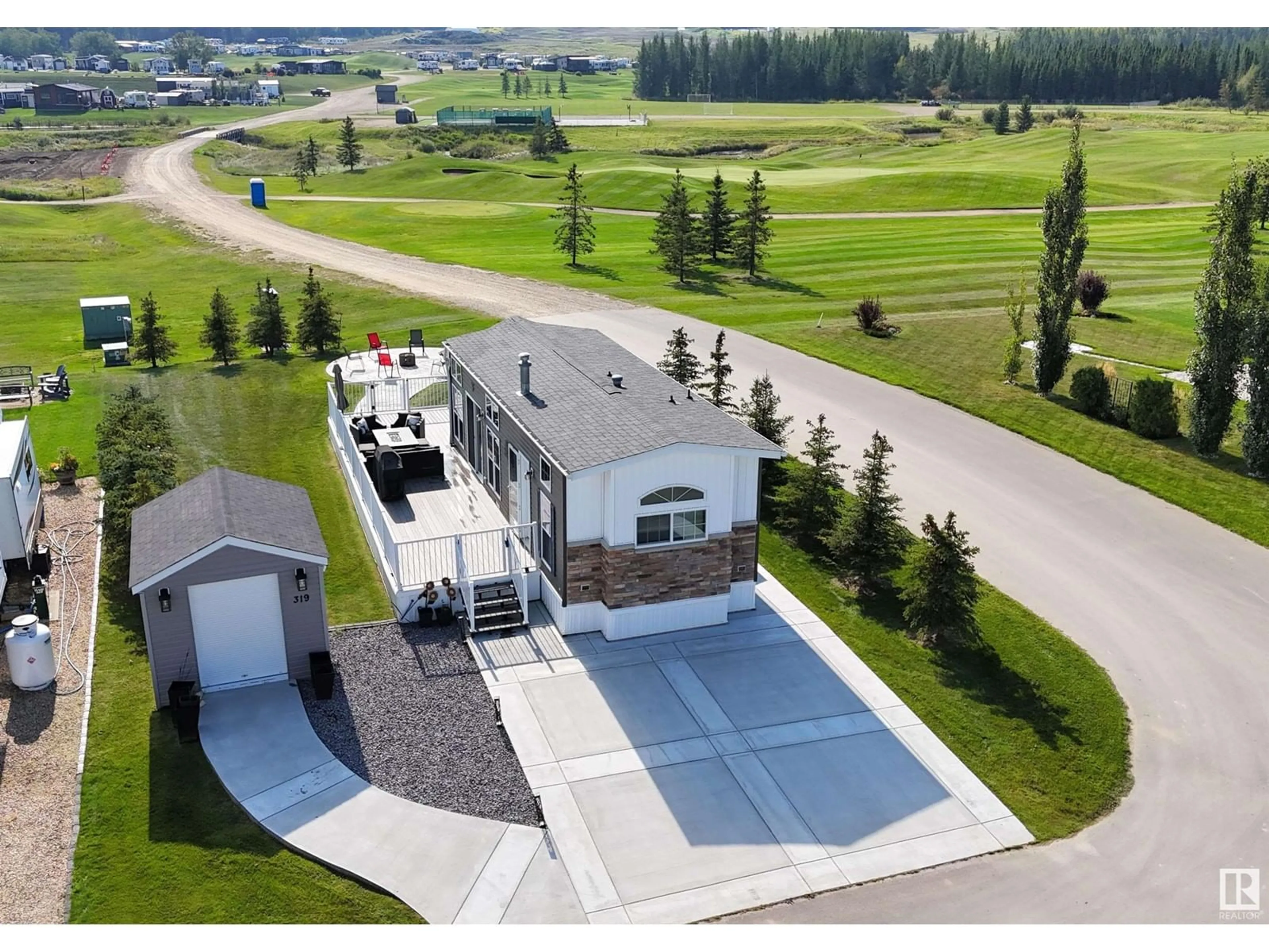 Frontside or backside of a home for #319 53126 RGE ROAD 70, Rural Parkland County Alberta T0E0S0