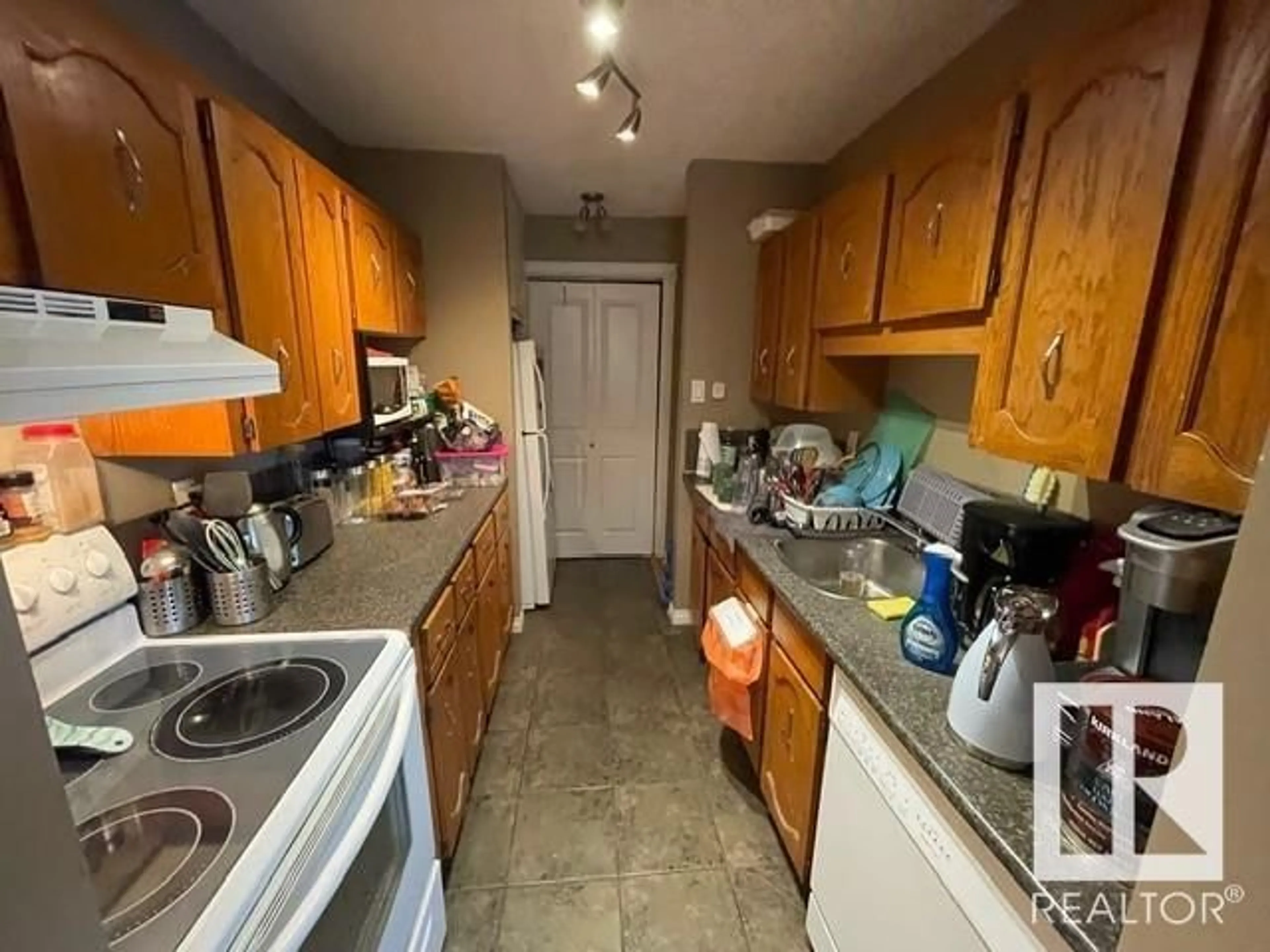 Kitchen, not visible floor, cottage for #208 14803 51 AV NW, Edmonton Alberta T6H5G4