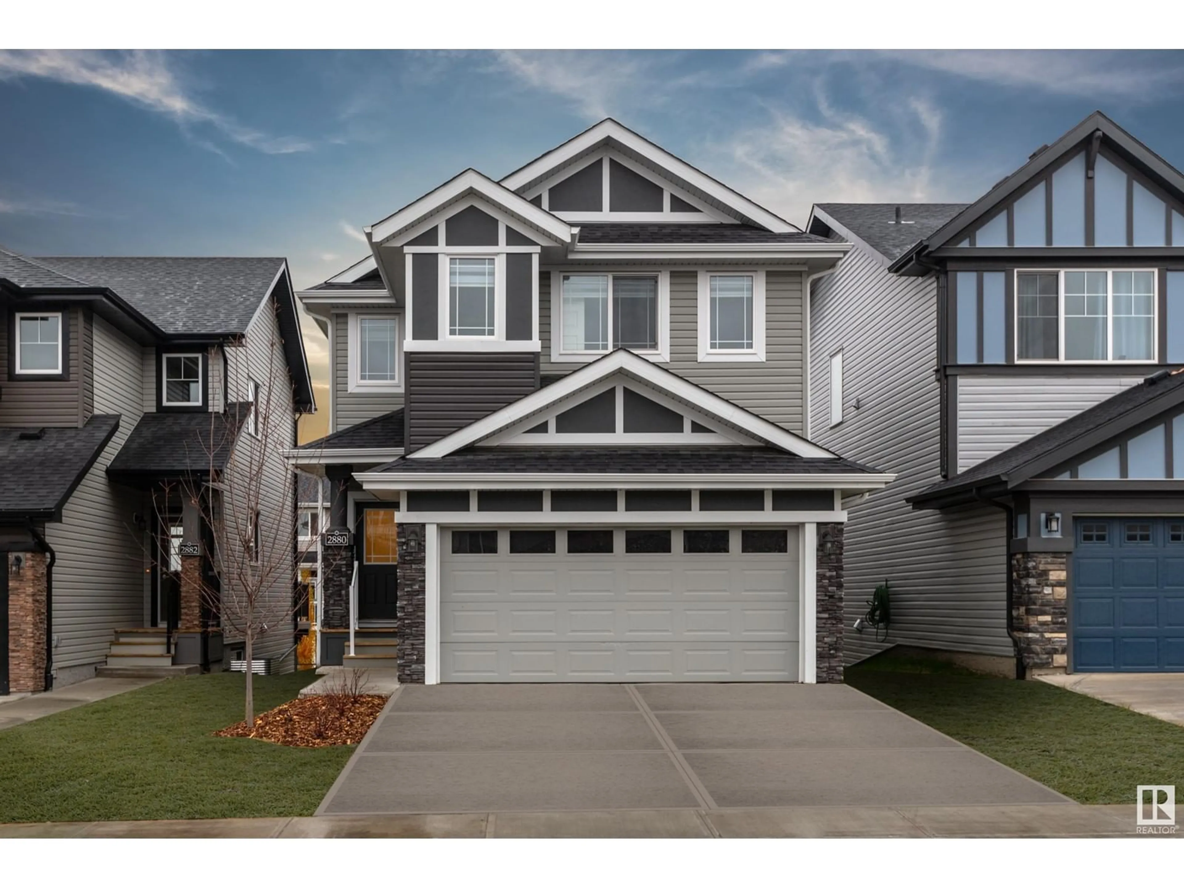 Frontside or backside of a home, the street view for 4215 206 ST NW, Edmonton Alberta T6M3E3