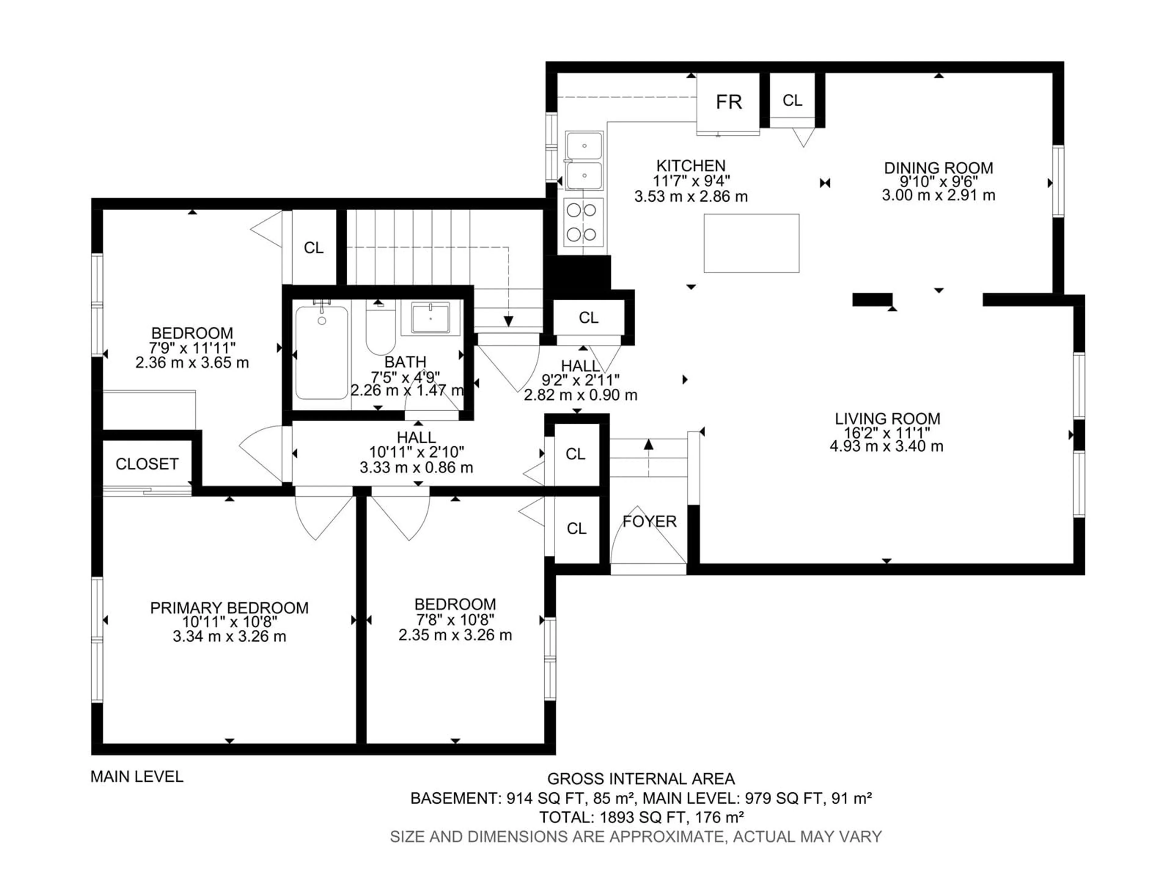 Floor plan for 13819A 114 ST NW, Edmonton Alberta T5X4A1