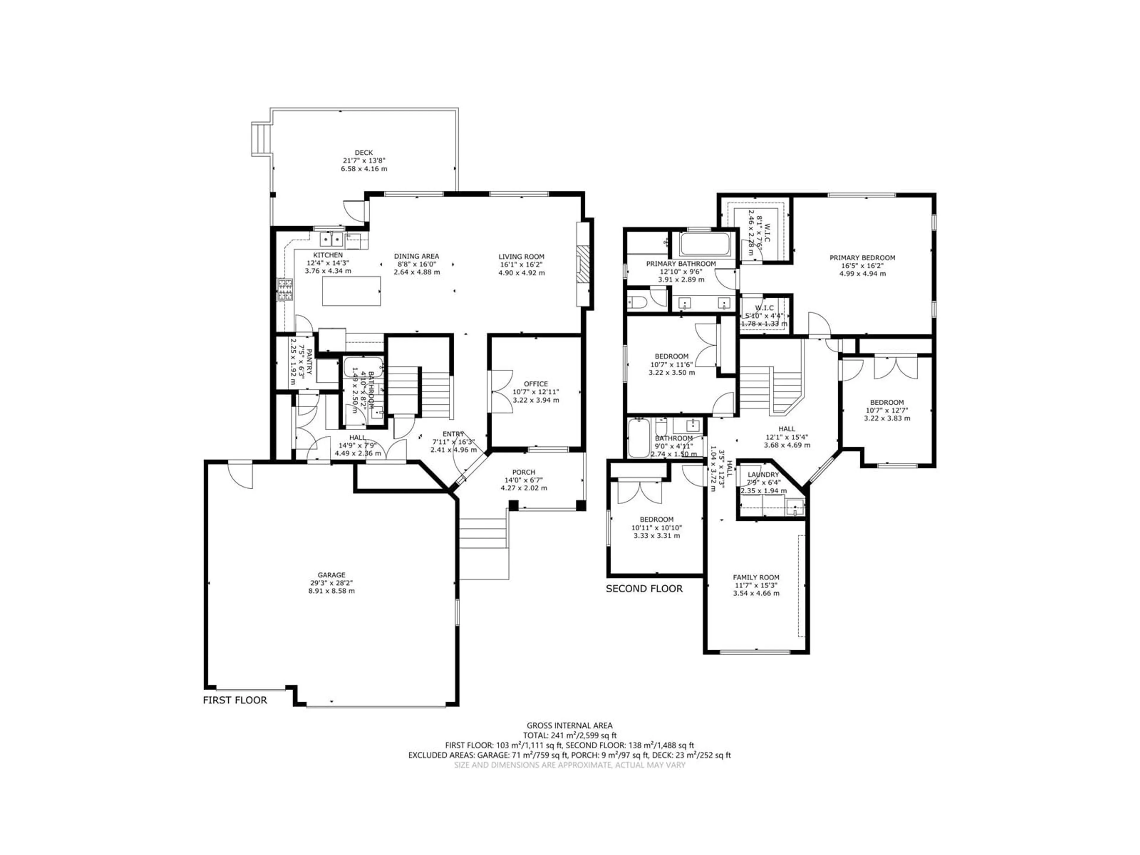 Floor plan for 109 LAMPLIGHT DR, Spruce Grove Alberta T7X0G8