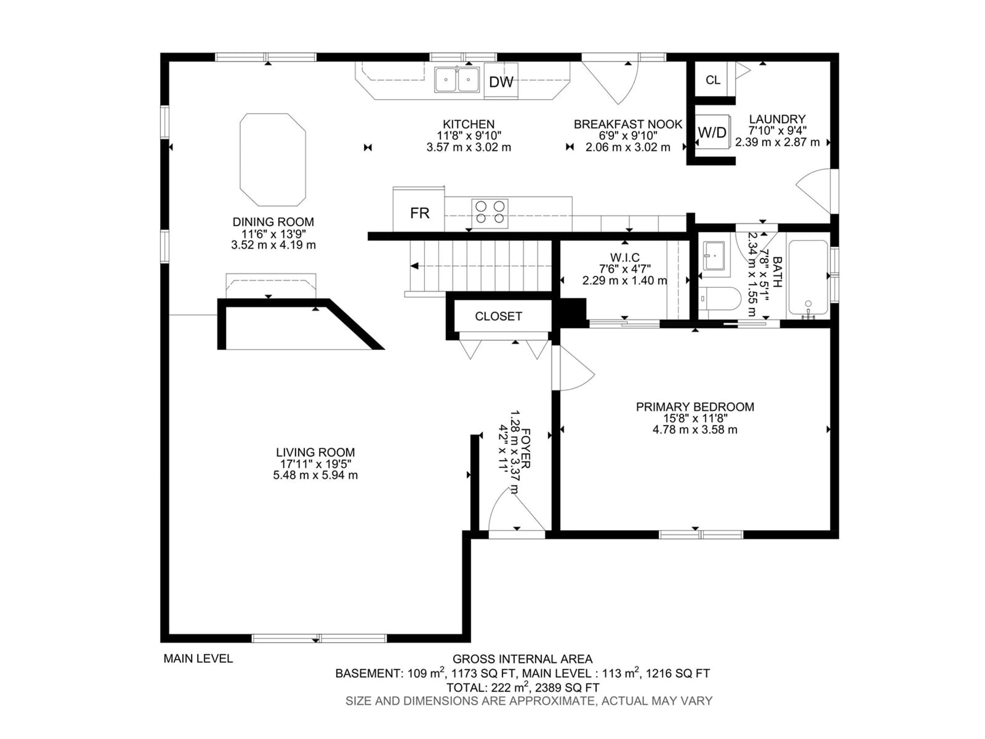 Floor plan for 7 53217 RGE ROAD 22, Rural Parkland County Alberta T7Y0C6