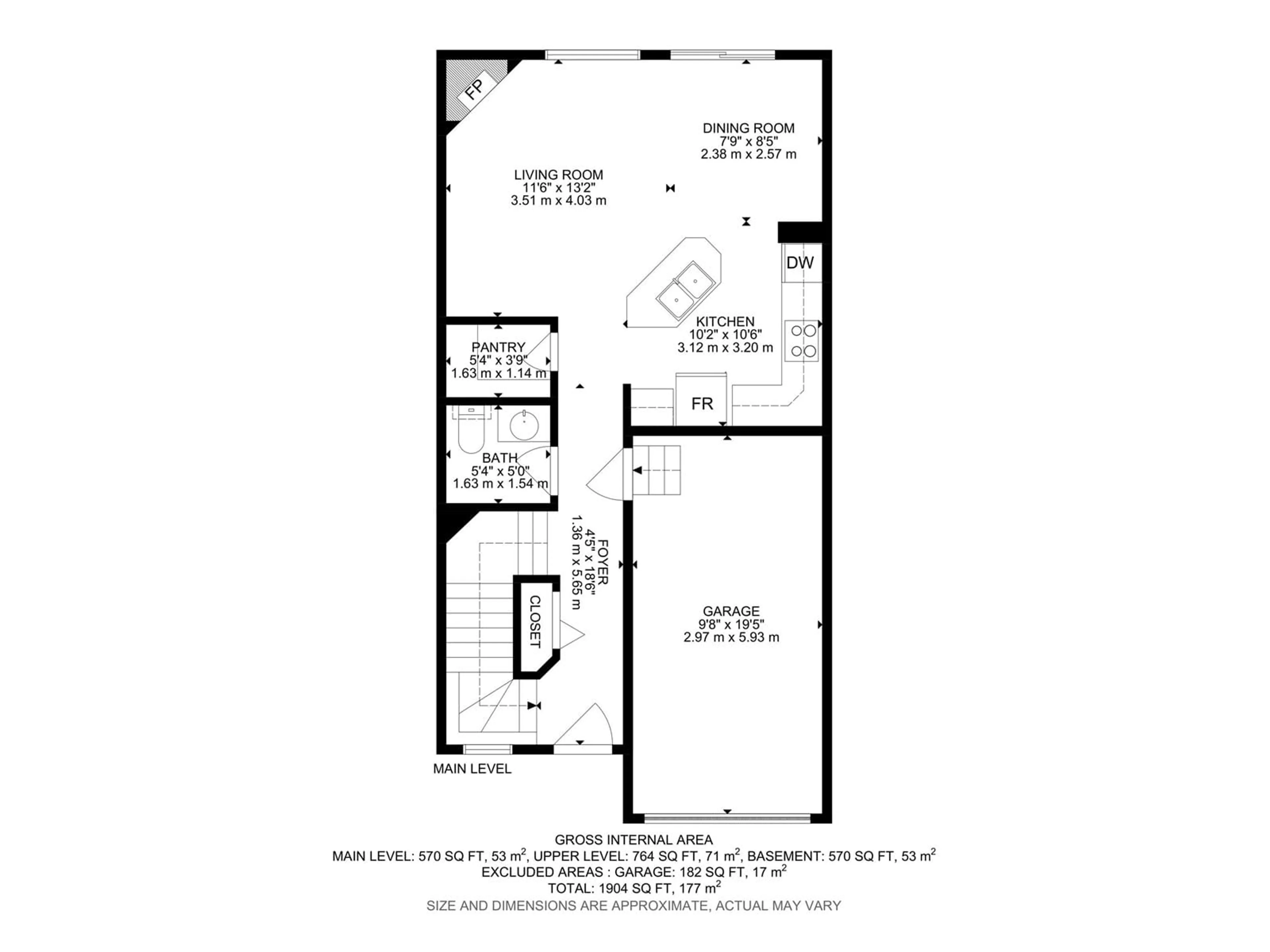 Floor plan for 4046 46 ST, Stony Plain Alberta T7Z0B5