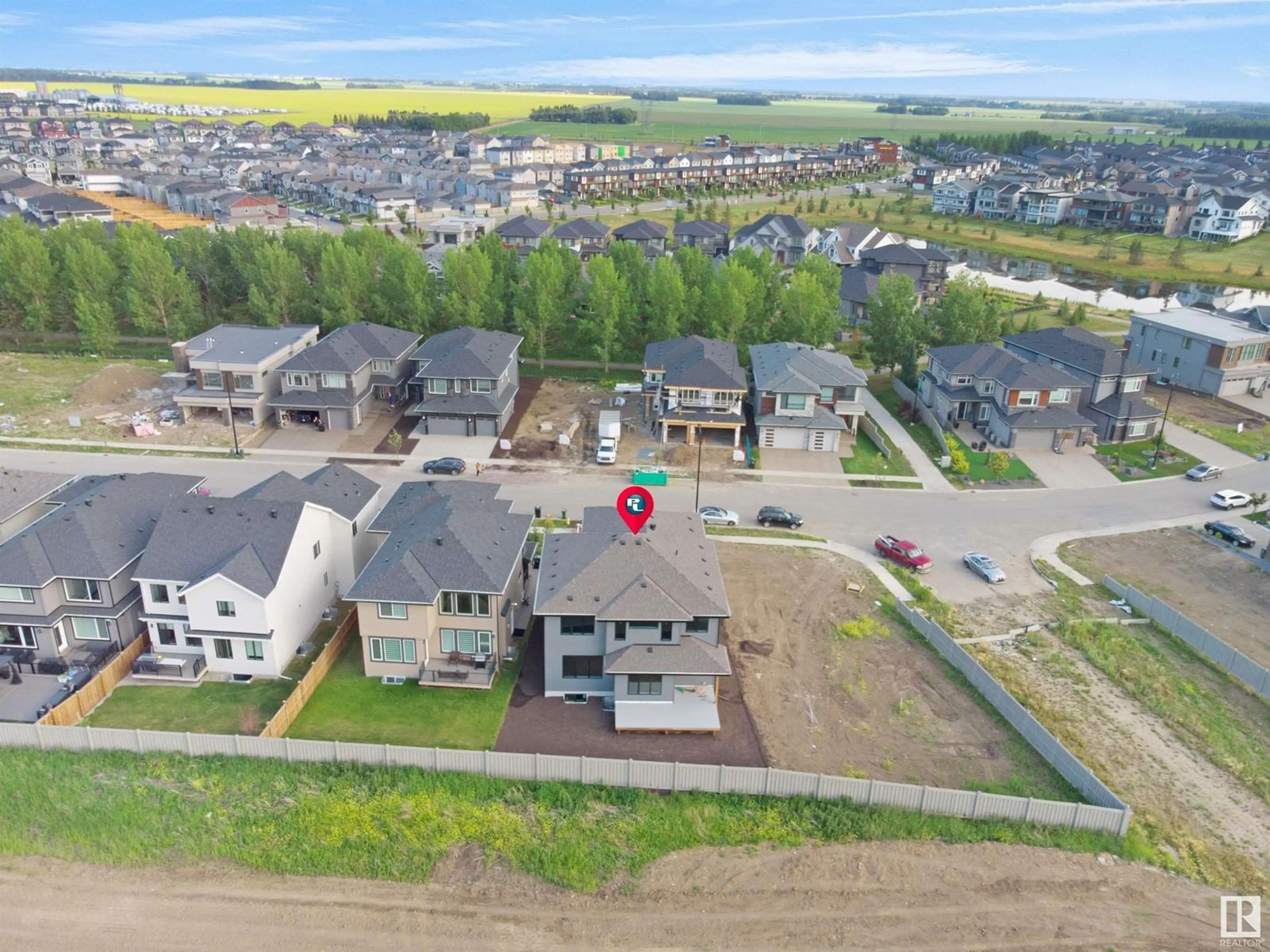 A pic from exterior of the house or condo, the street view for 4669 Chegwin WD SW, Edmonton Alberta T6W4A7