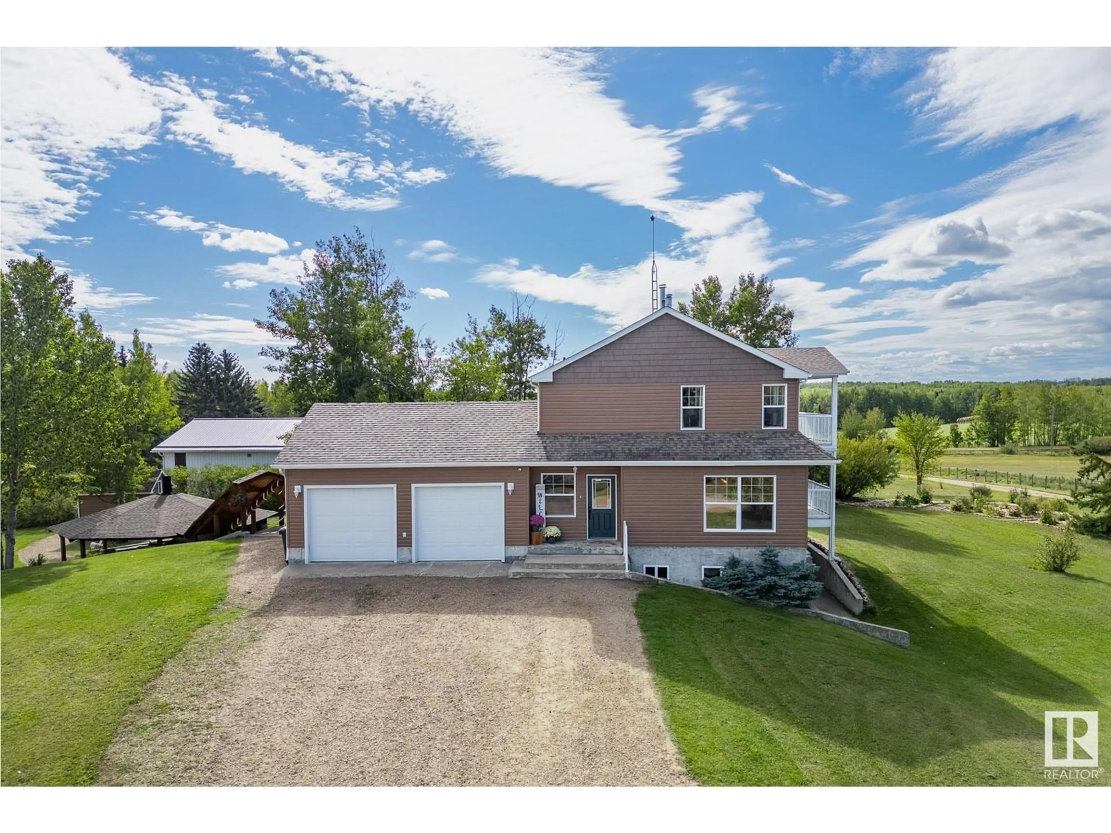 Frontside or backside of a home for 5132 TWP ROAD 505, Rural Parkland County Alberta T0E2H0