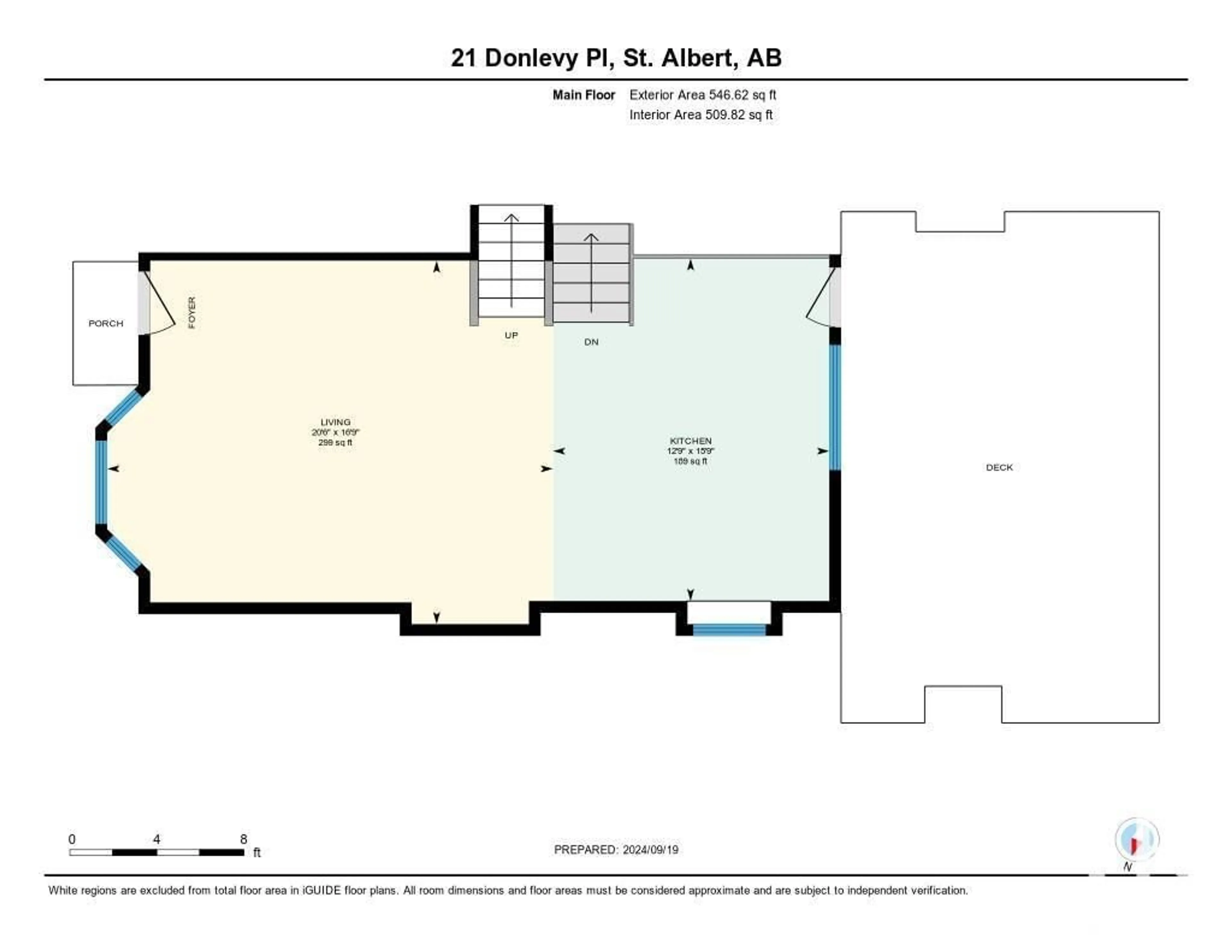 Floor plan for 21 DONLEVY PL, St. Albert Alberta T8N4W3