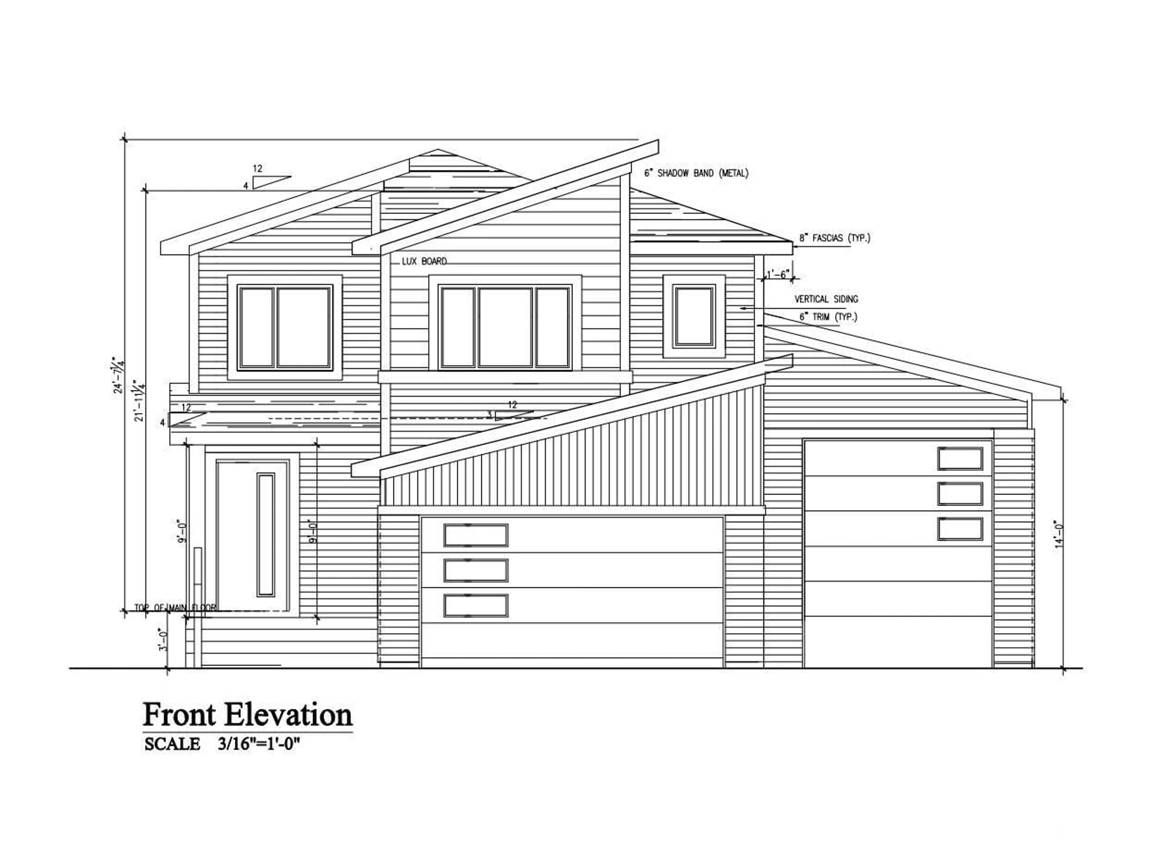 Frontside or backside of a home, the front or back of building for 1 Evergreen Crescent, Calmar Alberta T0C0V0