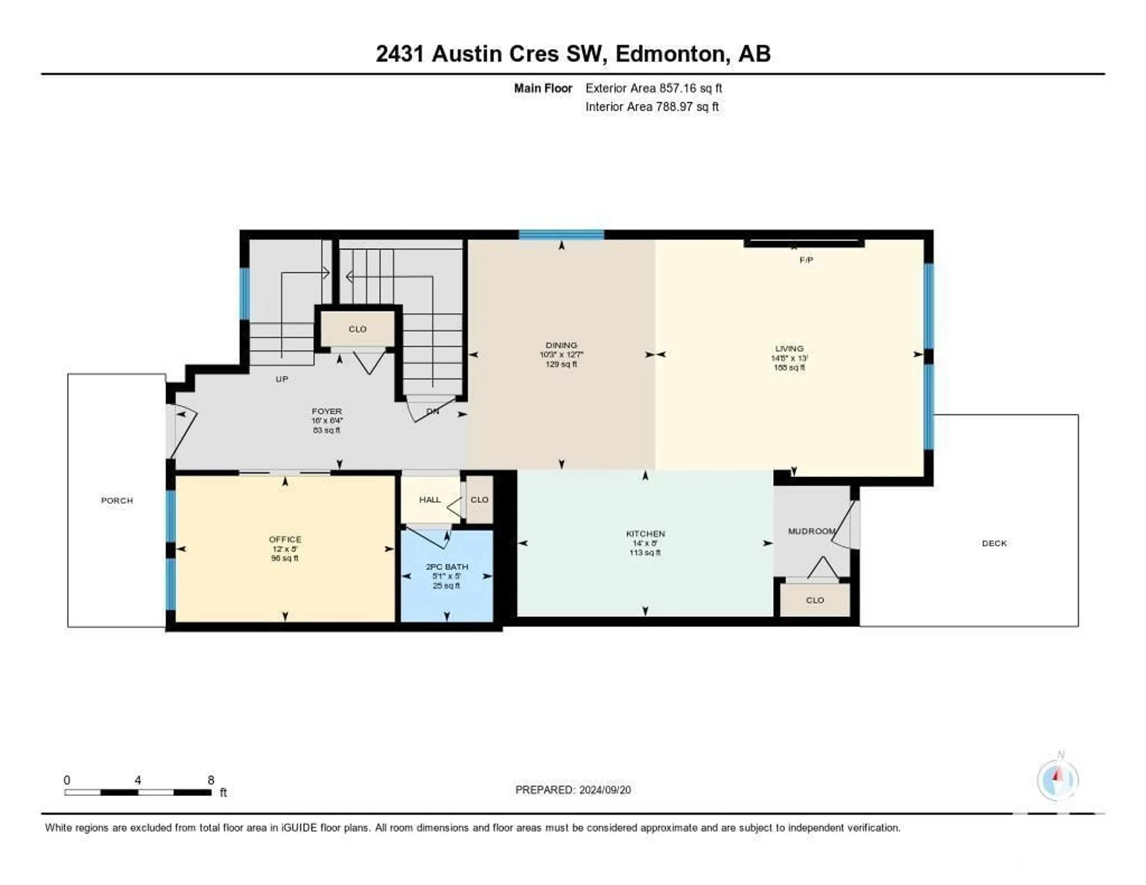 Floor plan for 2431 AUSTIN CR SW, Edmonton Alberta T6W0L3