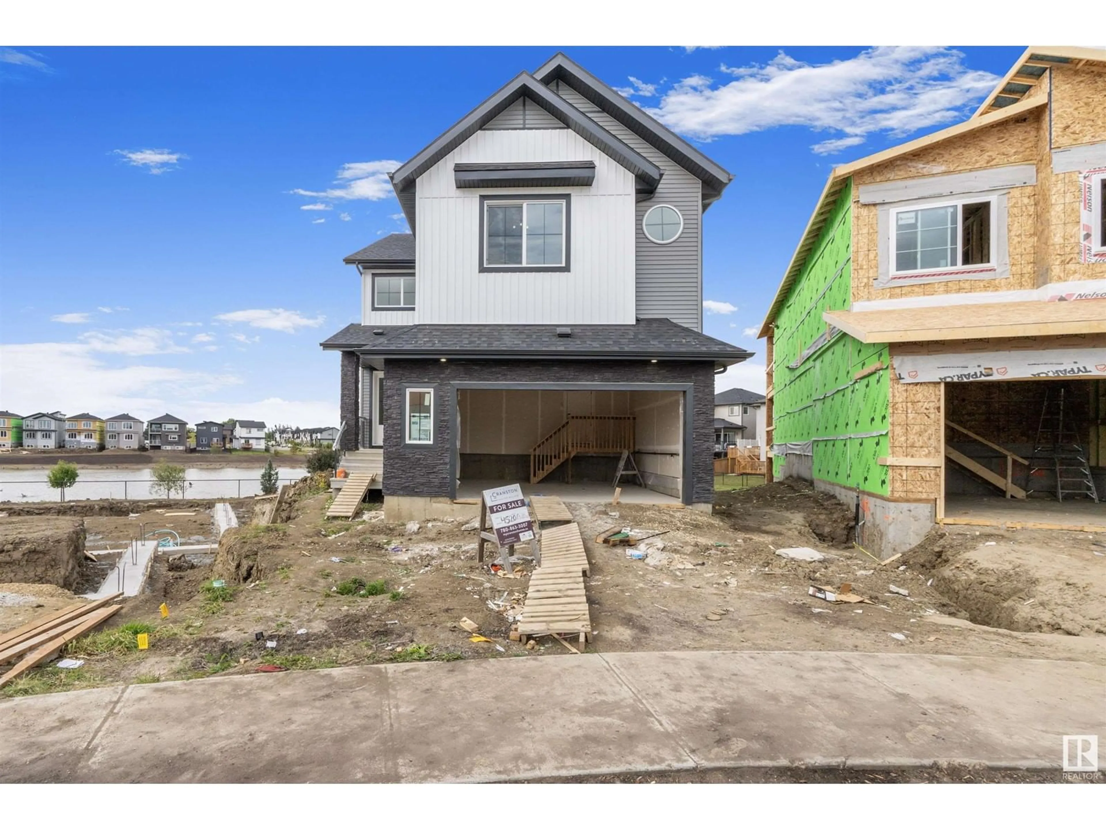 Frontside or backside of a home, the street view for 4520 63 ST, Beaumont Alberta T4X2Z2