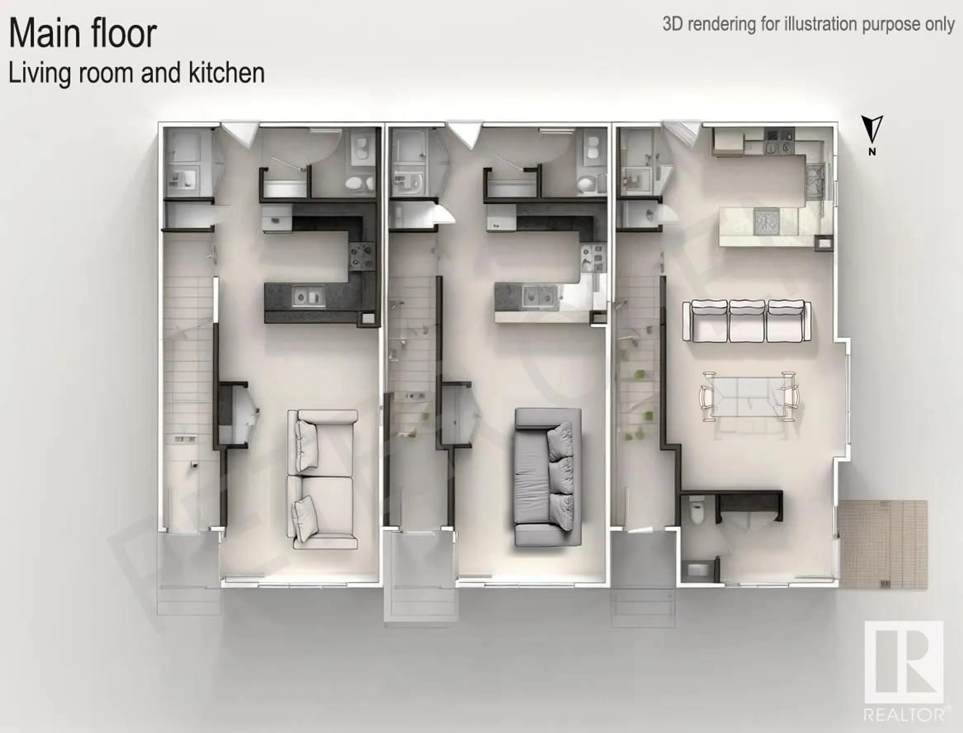 Floor plan for 14807 99 AV NW, Edmonton Alberta T5N0H7