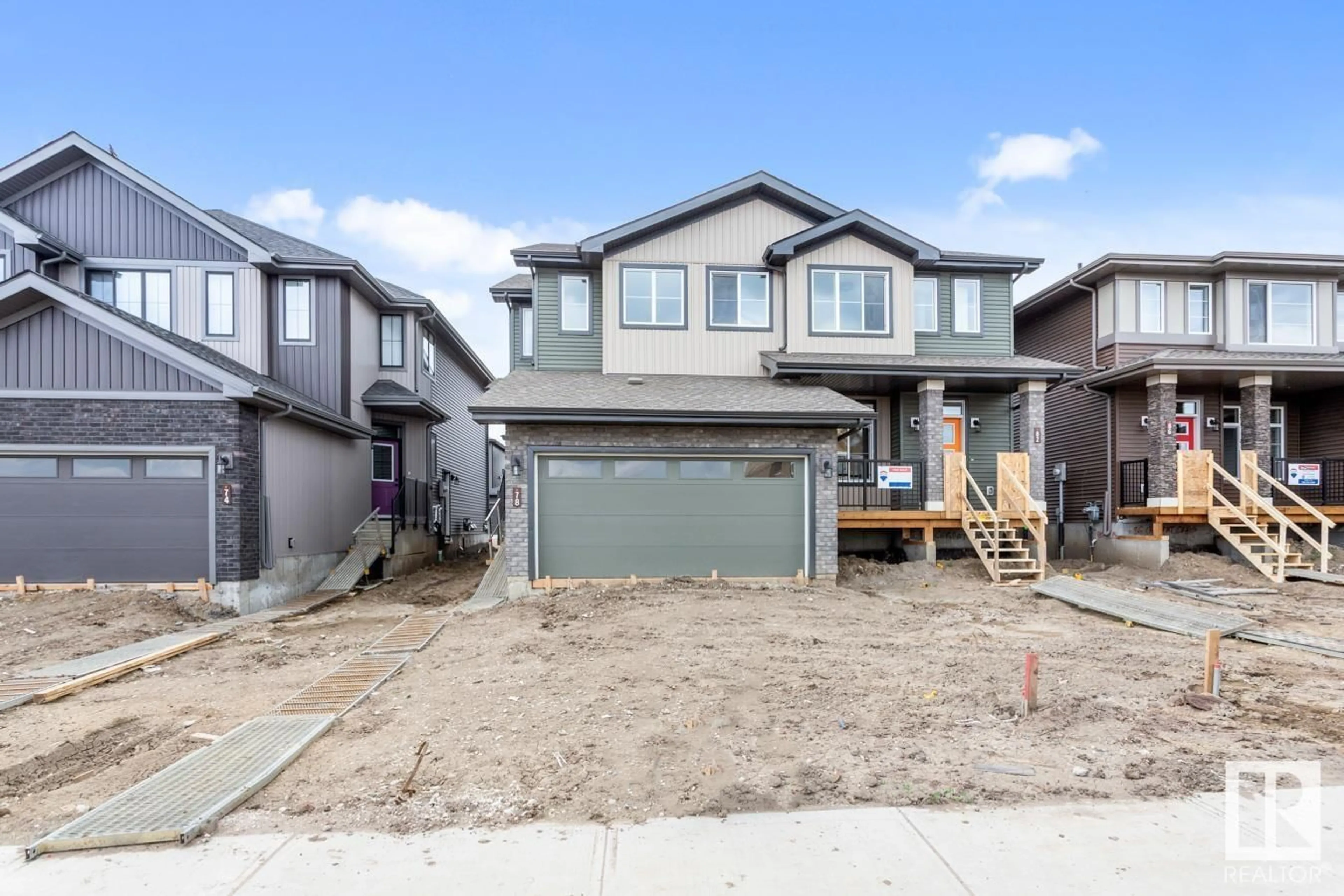 Frontside or backside of a home, the street view for 162 Cerbat CR, Sherwood Park Alberta T8H2Z8