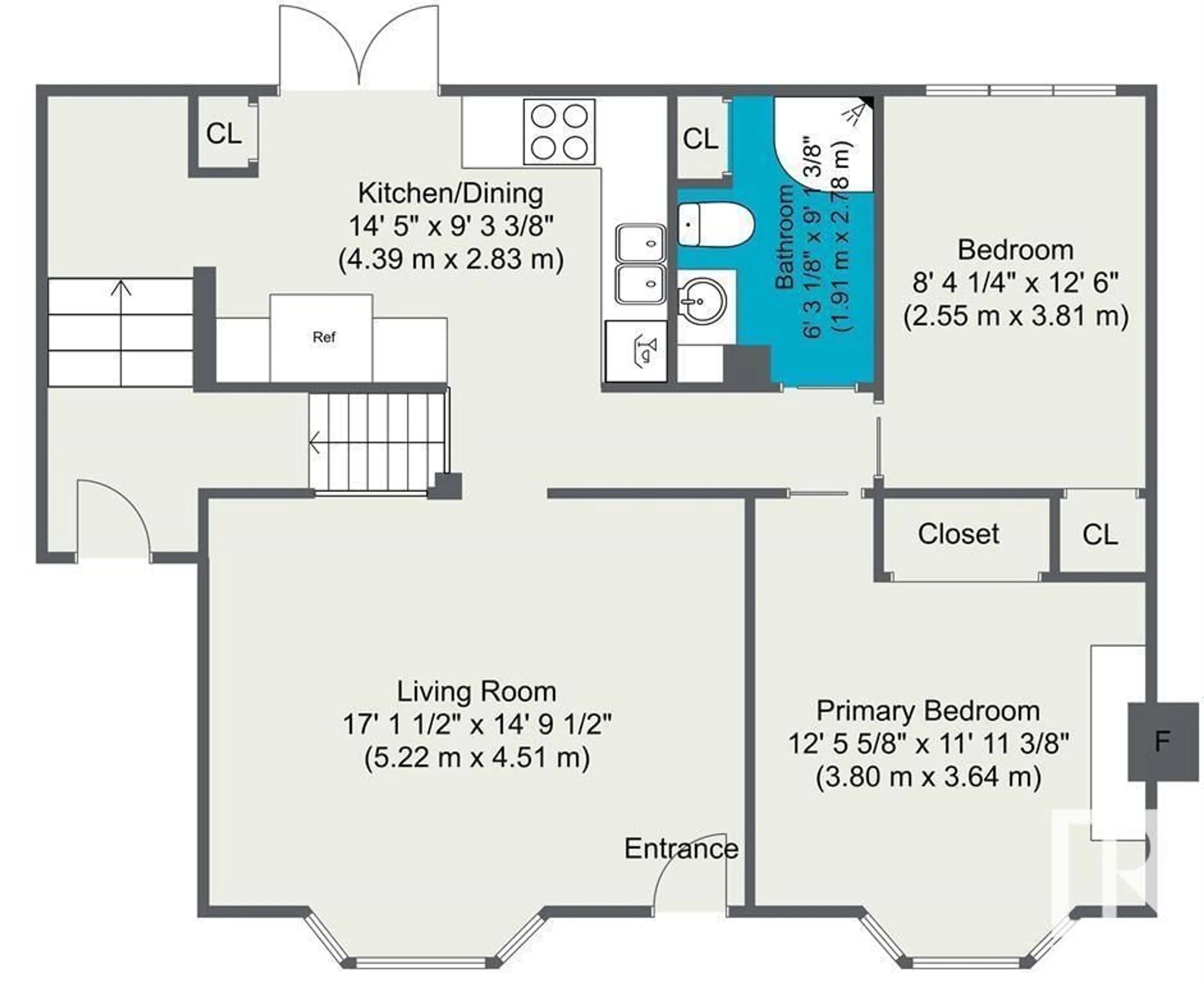 Floor plan for 3429 121 AV NW, Edmonton Alberta T5W1M5