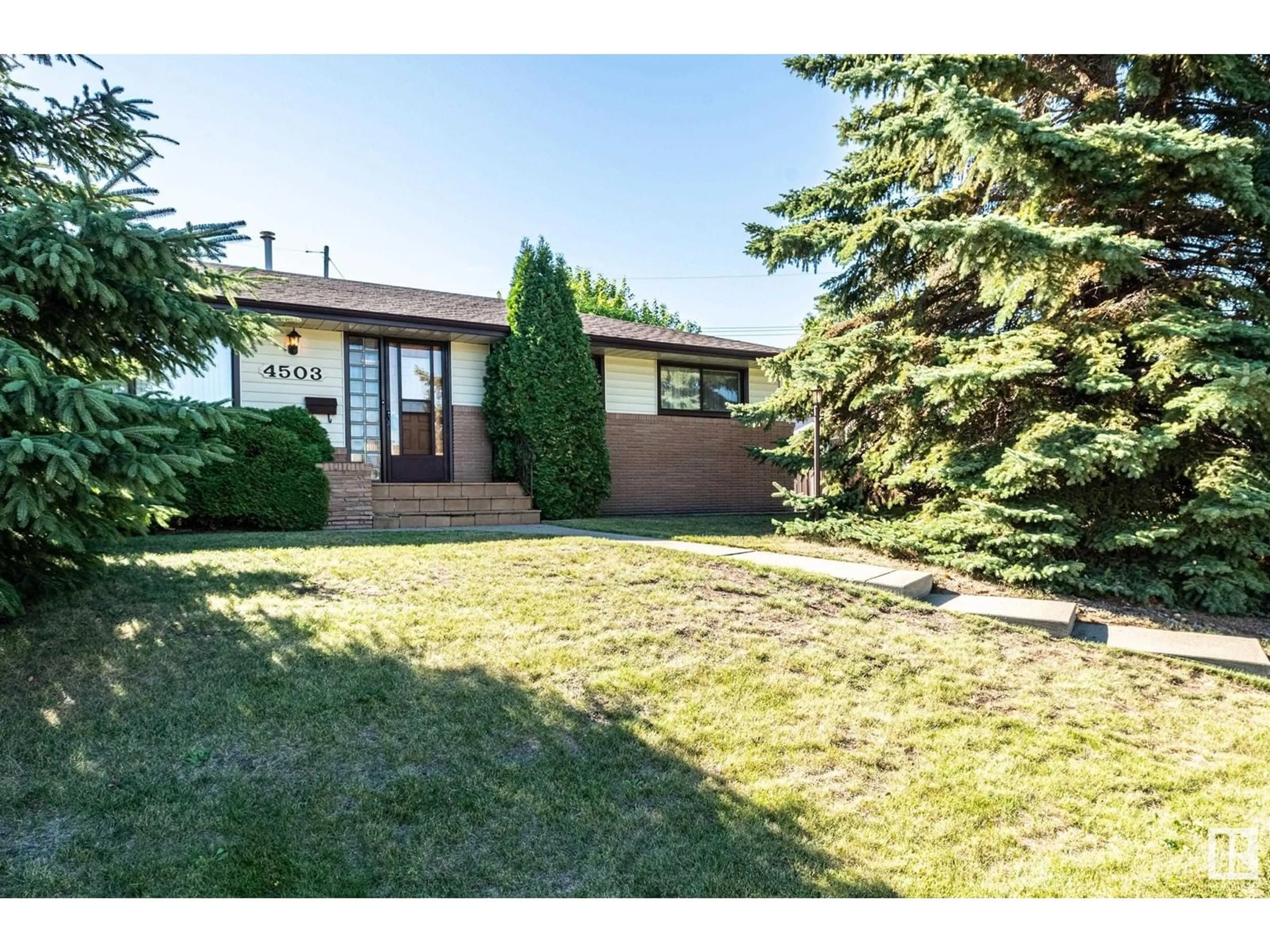 Frontside or backside of a home for 4503 109 AV NW, Edmonton Alberta T6A1R4