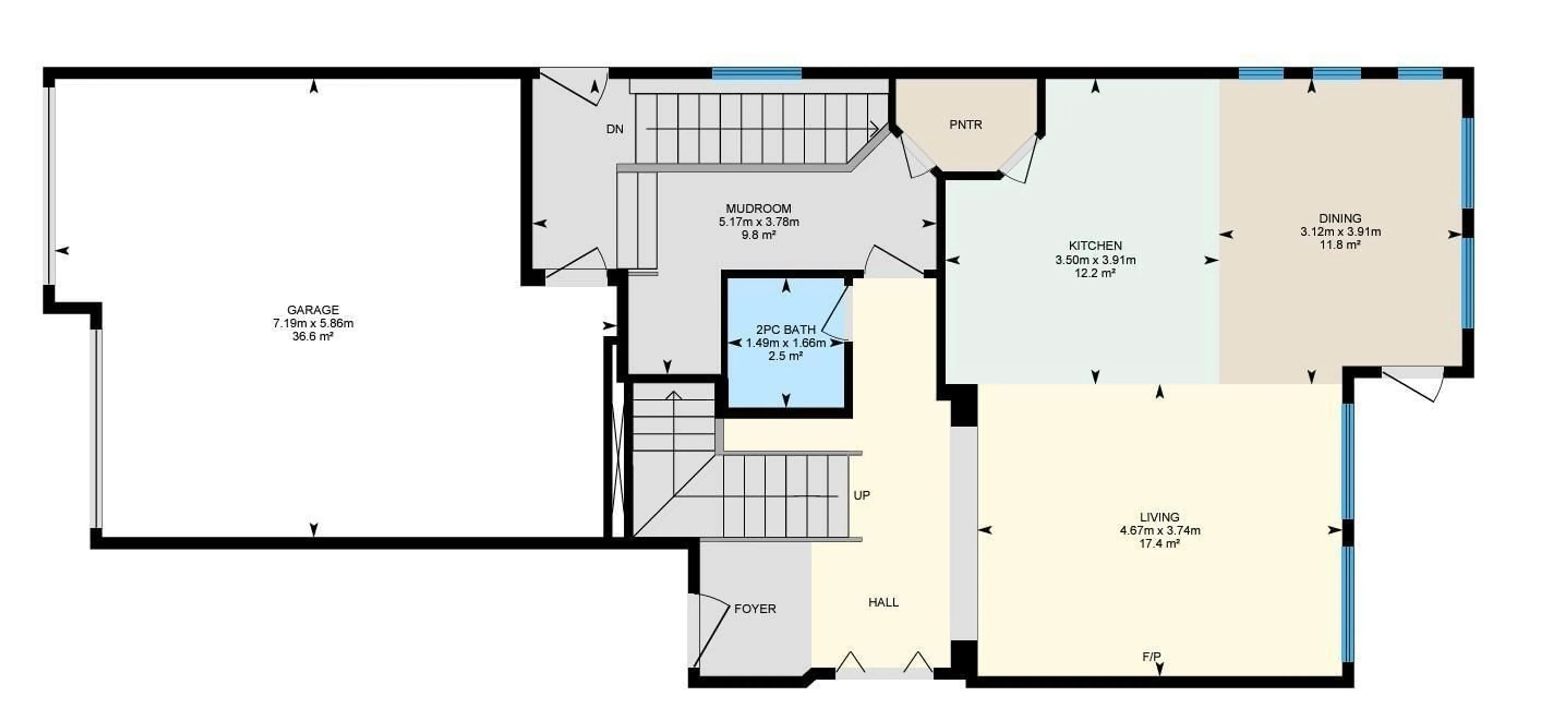 Floor plan for 2685 KIRKLAND LI SW, Edmonton Alberta T6W2R5