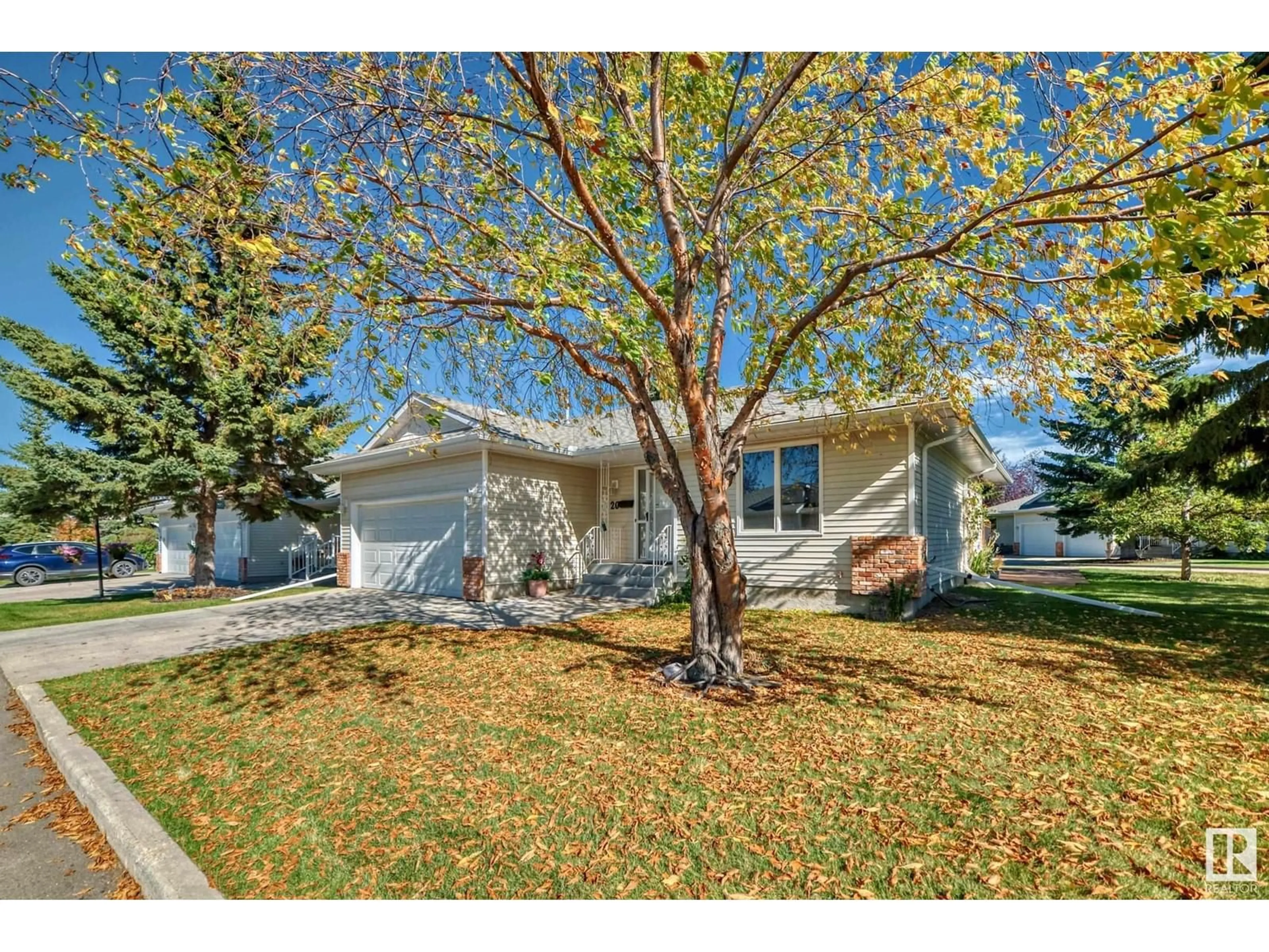 Frontside or backside of a home, the street view for #20 1650 42 ST NW, Edmonton Alberta T6L5P4